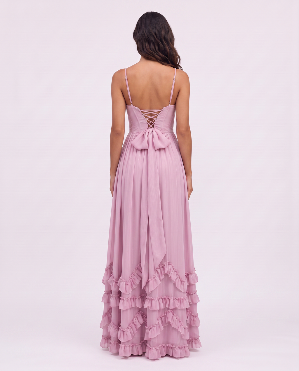 Virelle | Maxi Floral Ruffle Dress