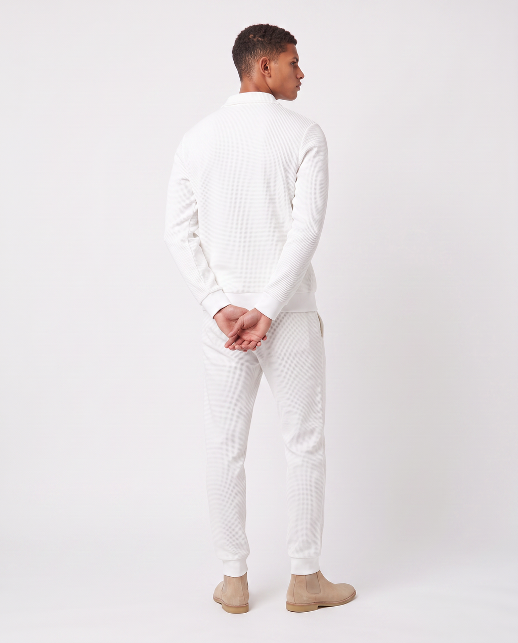 Virelle | Men's Zipped Ribbed Knit Set
