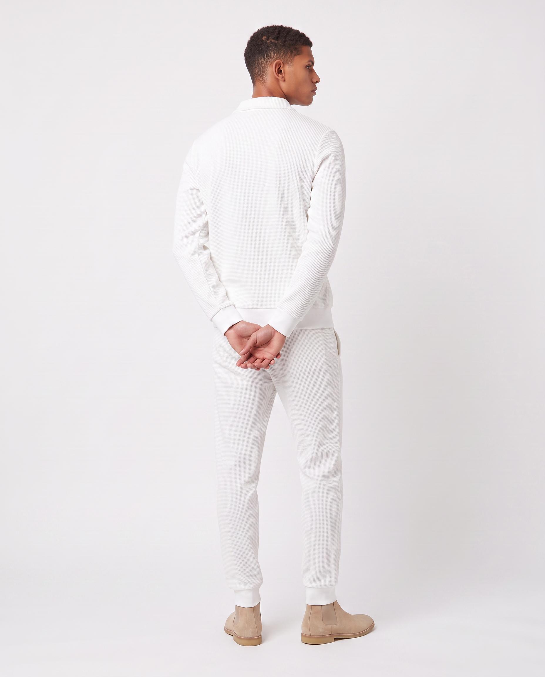 Virelle | Men's Zipped Ribbed Knit Set
