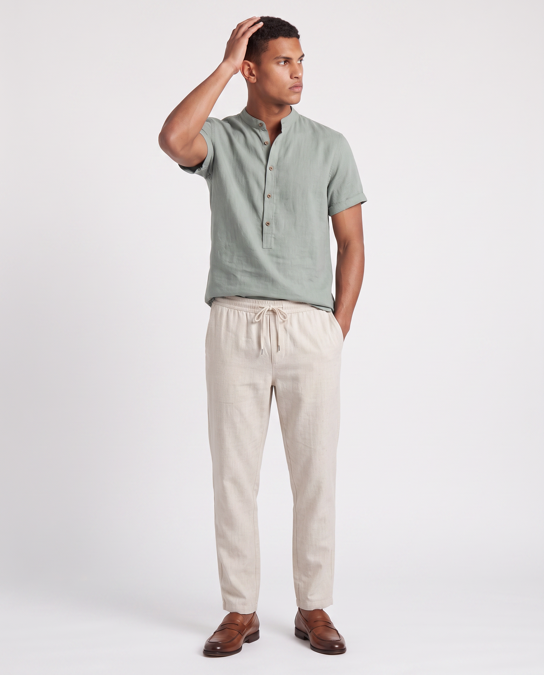 Virelle | Men's No-Collar Set