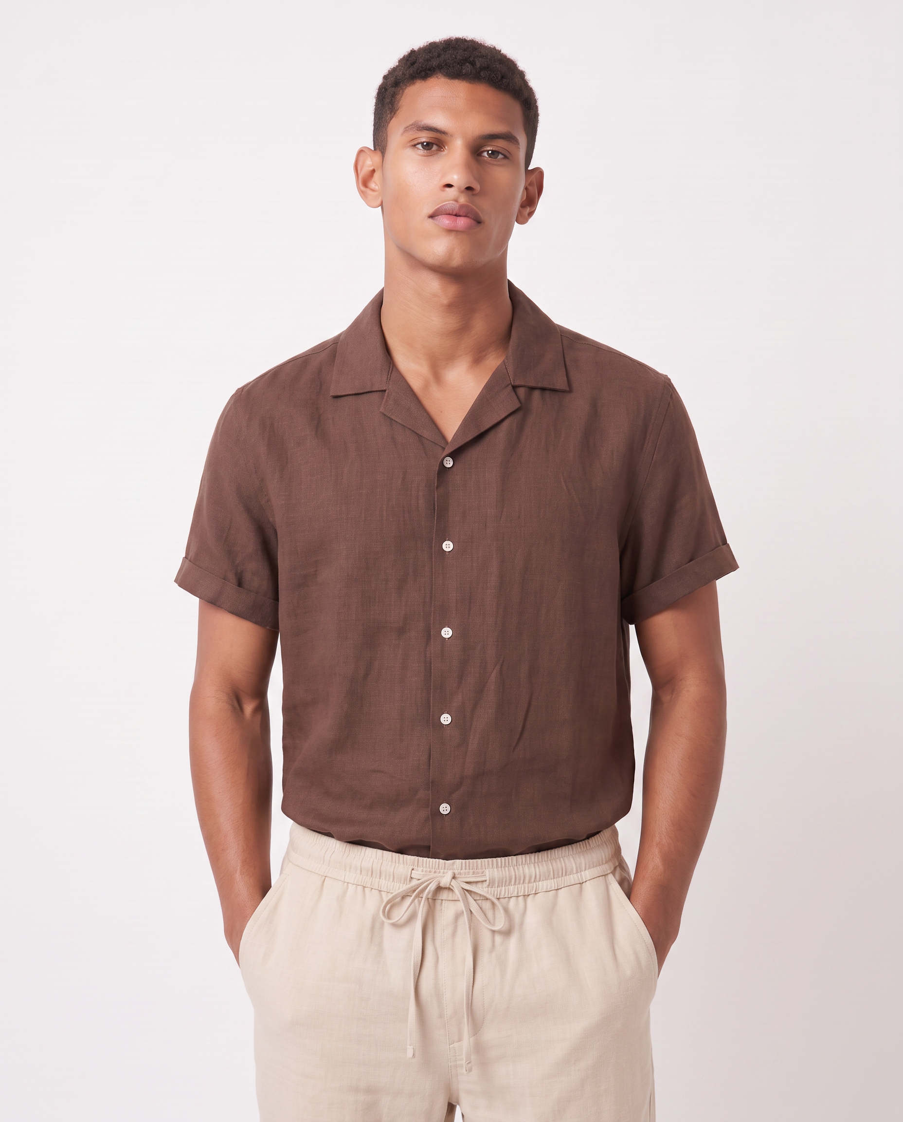 Virelle | Men's Set with Cuban Collar Shirt
