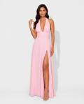 Virelle | Women's Elegant Satin Long Dress