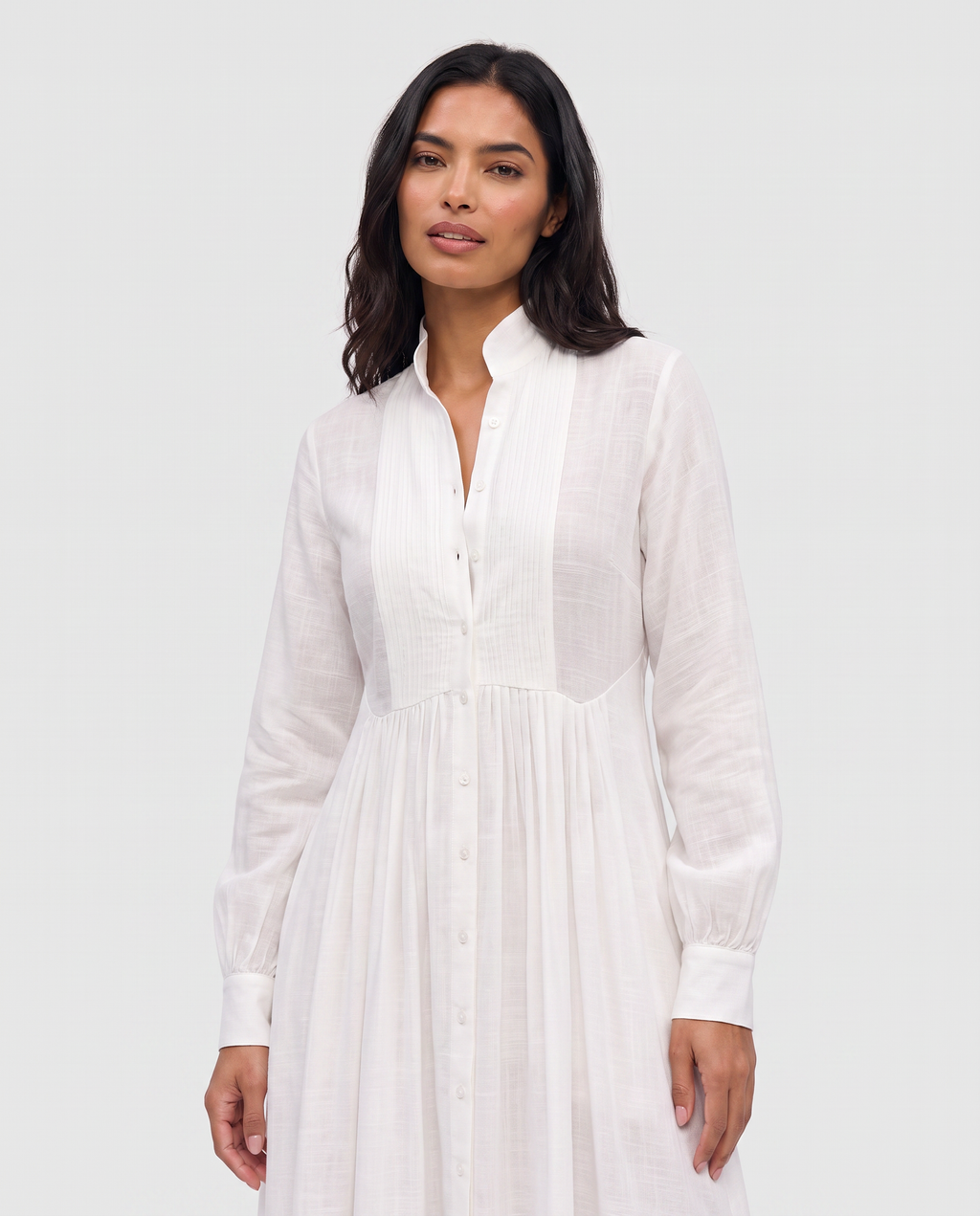 Virelle | Long Fluid Shirt Dress