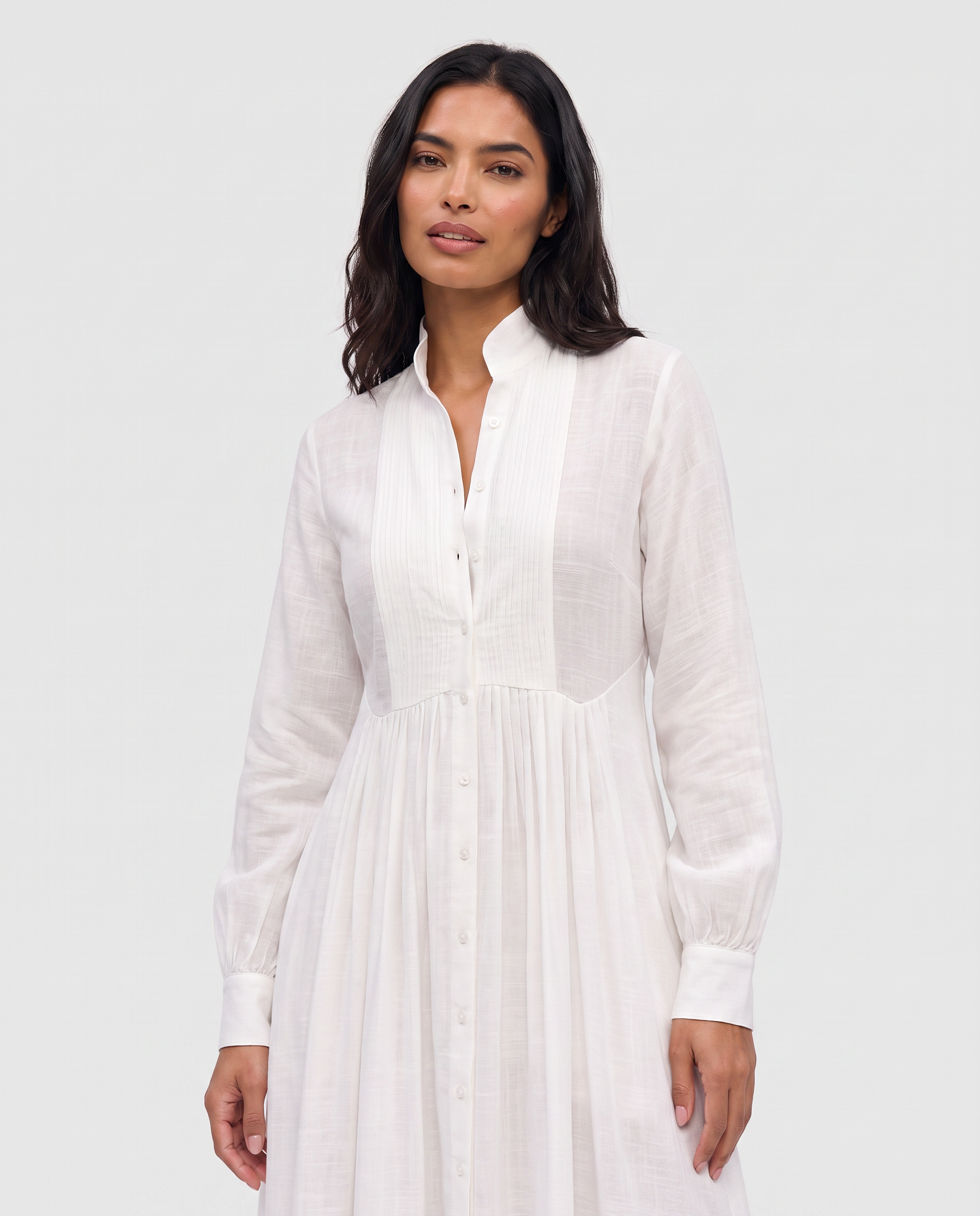Virelle | Long Fluid Shirt Dress