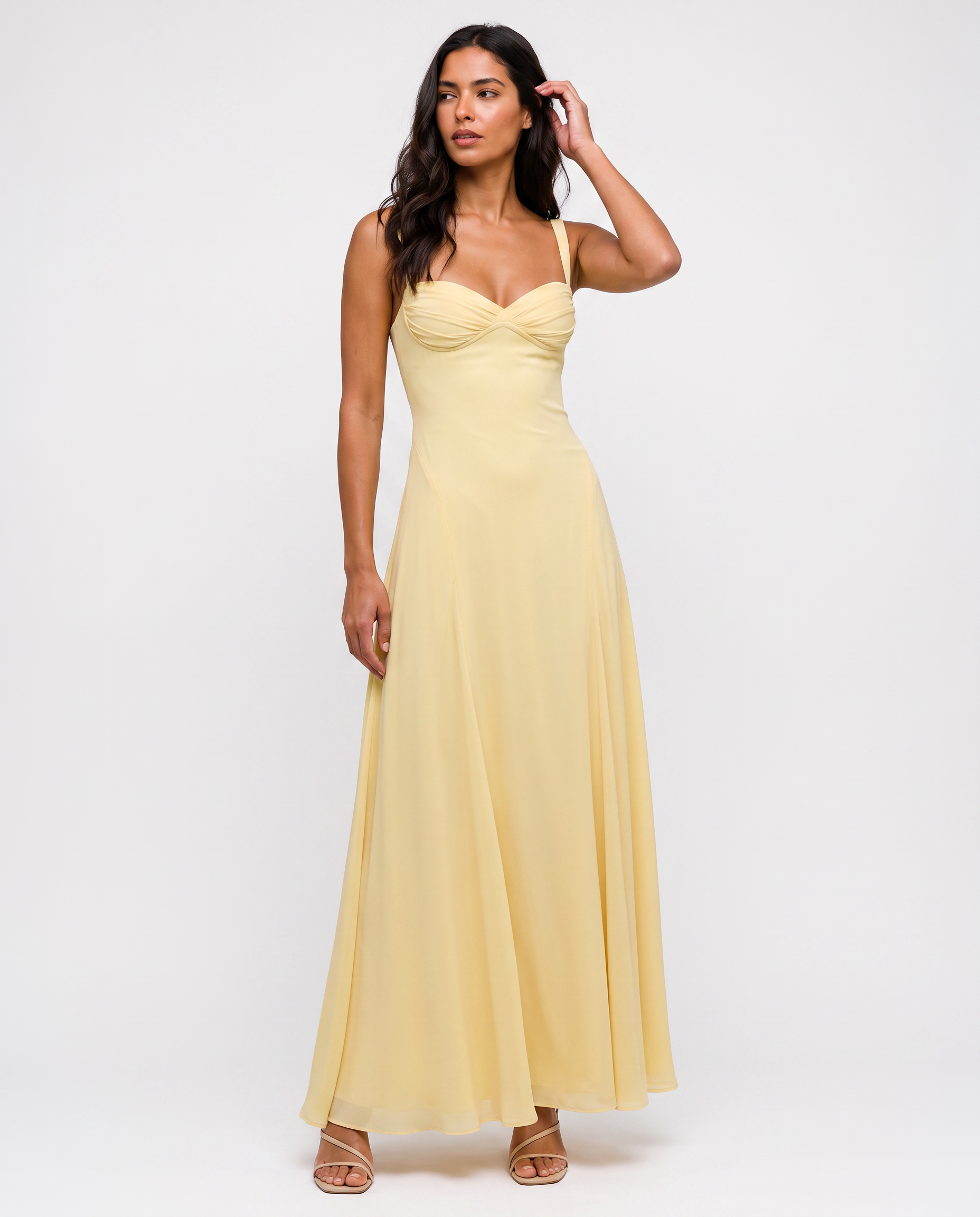 Virelle | Maxi Dress with Thin Straps
