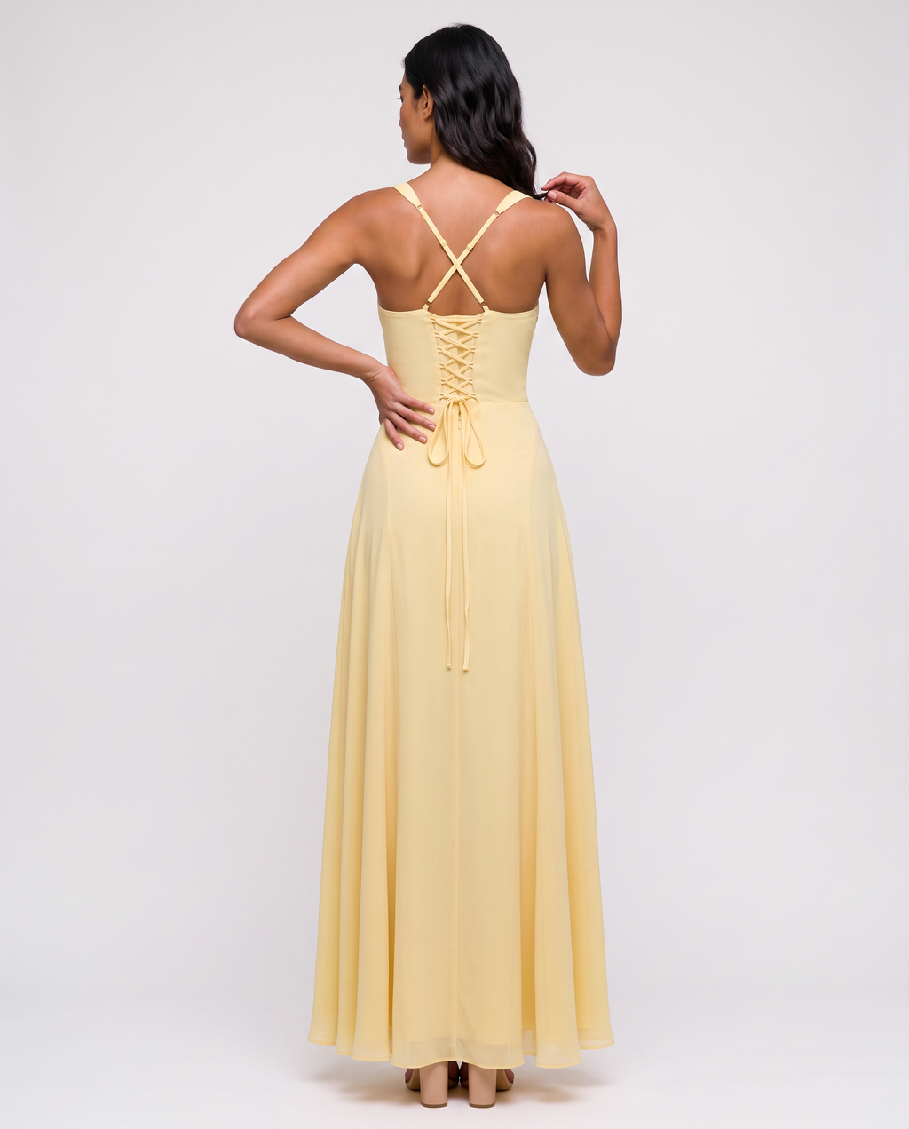 Virelle | Maxi Dress with Thin Straps