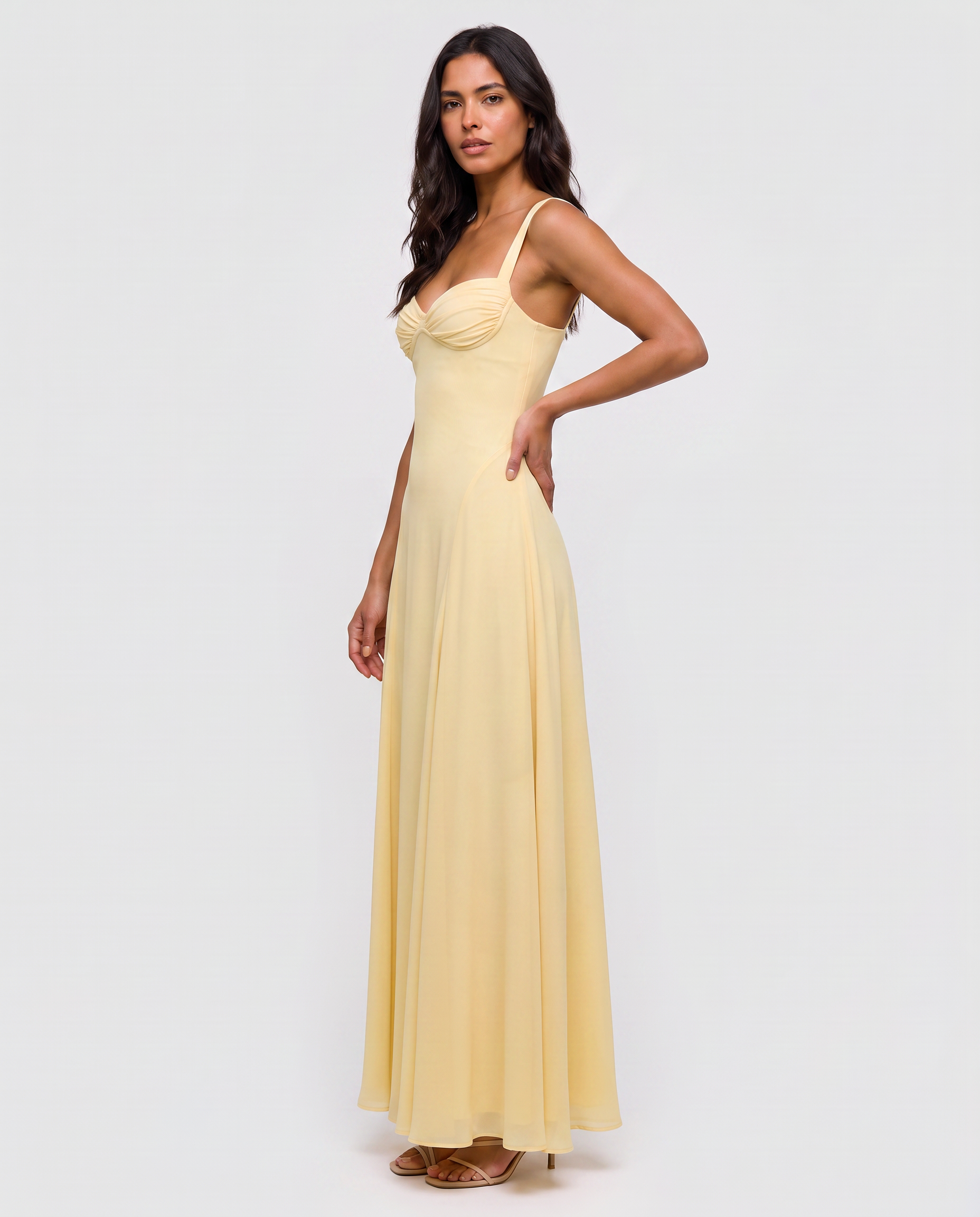 Virelle | Maxi Dress with Thin Straps