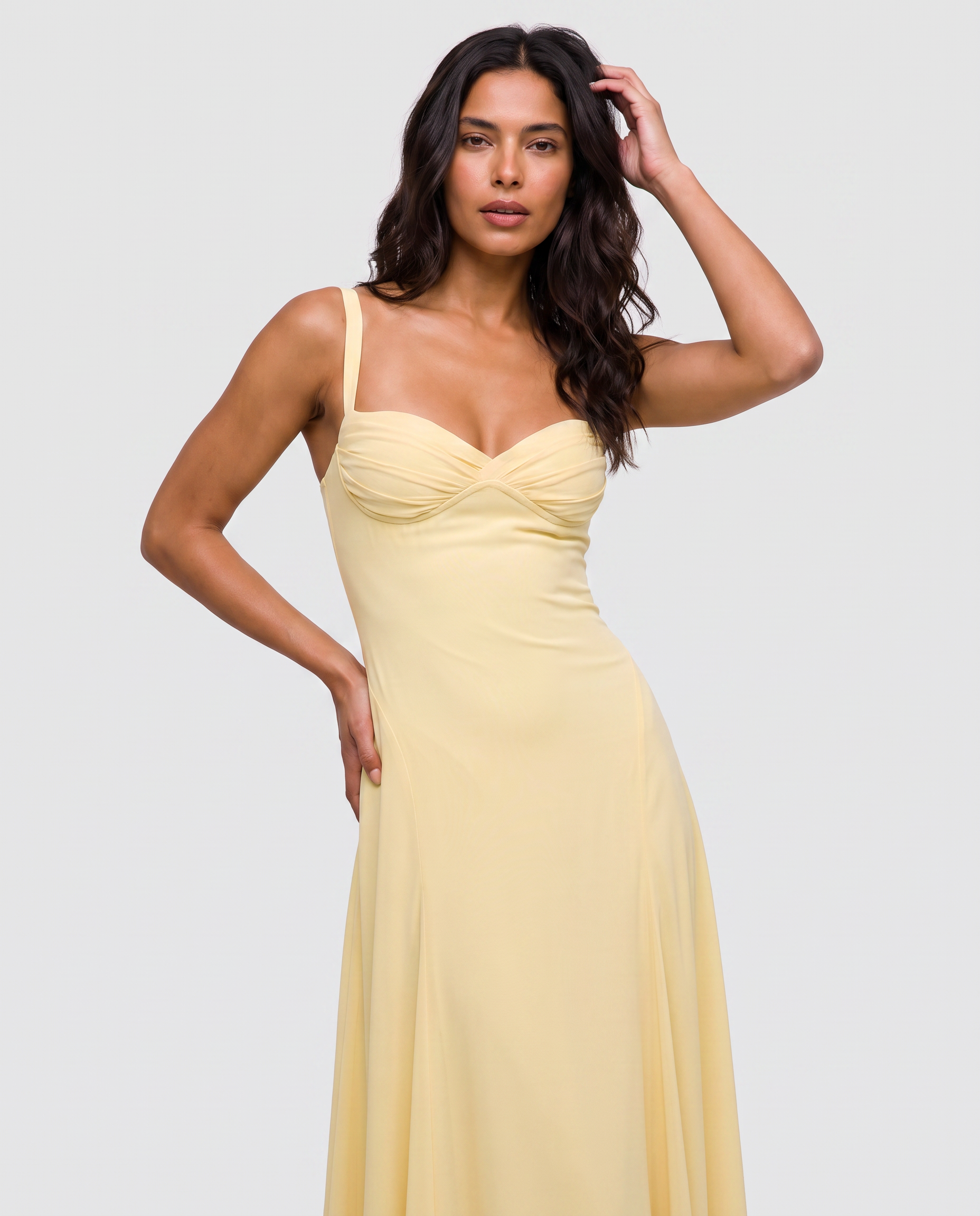 Virelle | Maxi Dress with Thin Straps