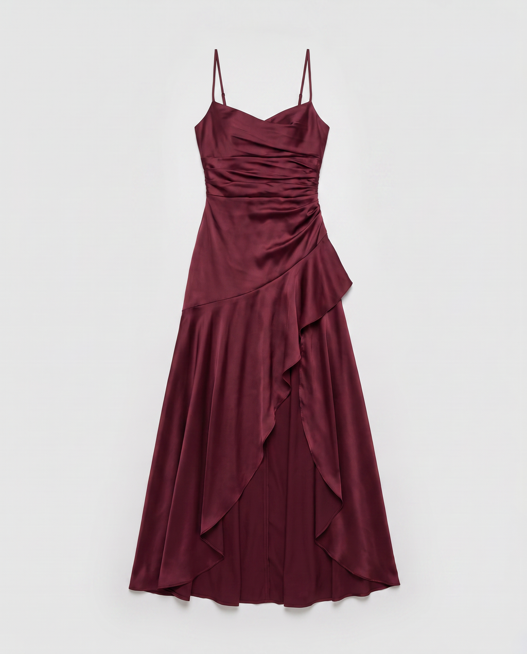 Virelle | Split Satin Maxi Dress