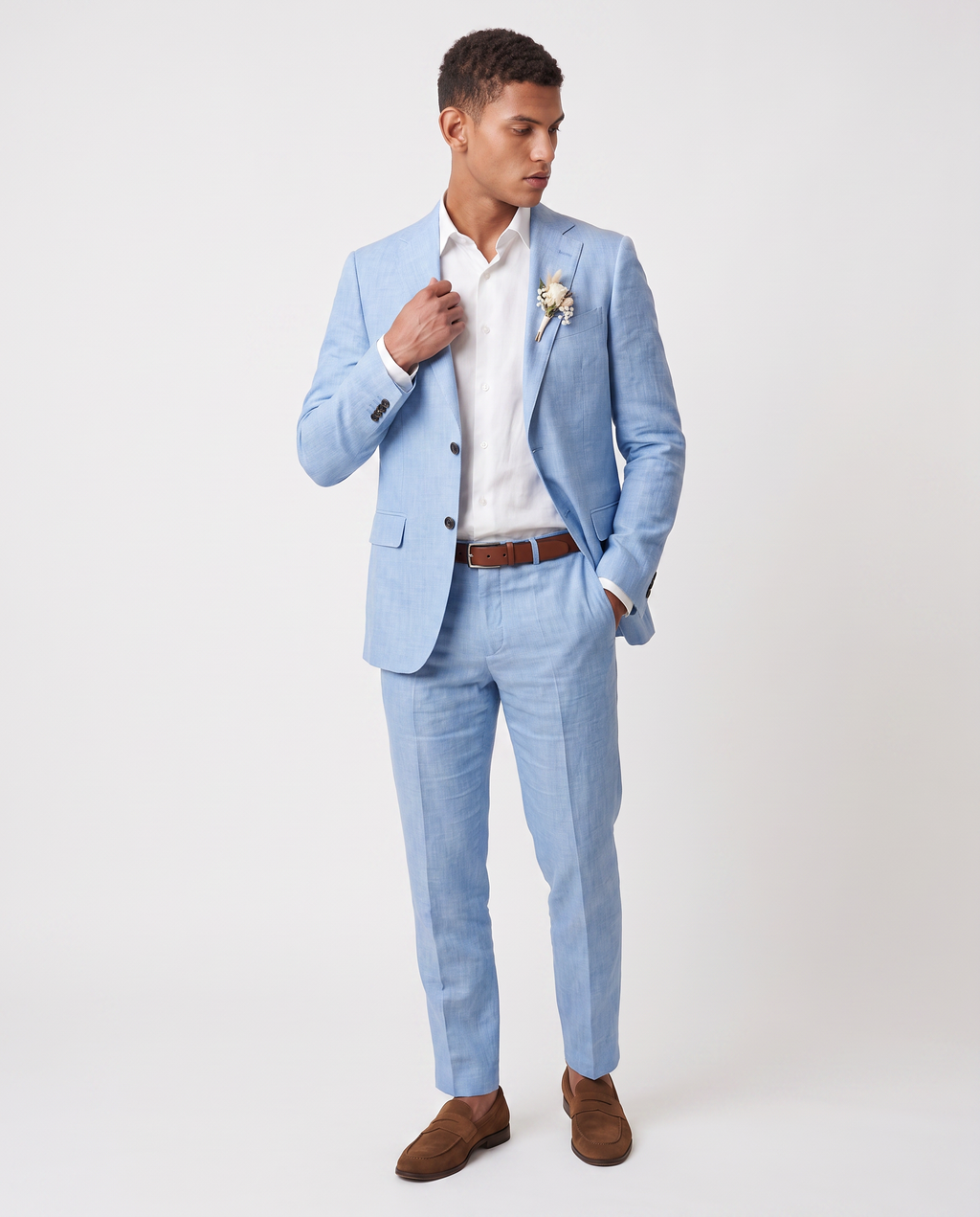 Virelle | Slim Linen Suit for Men