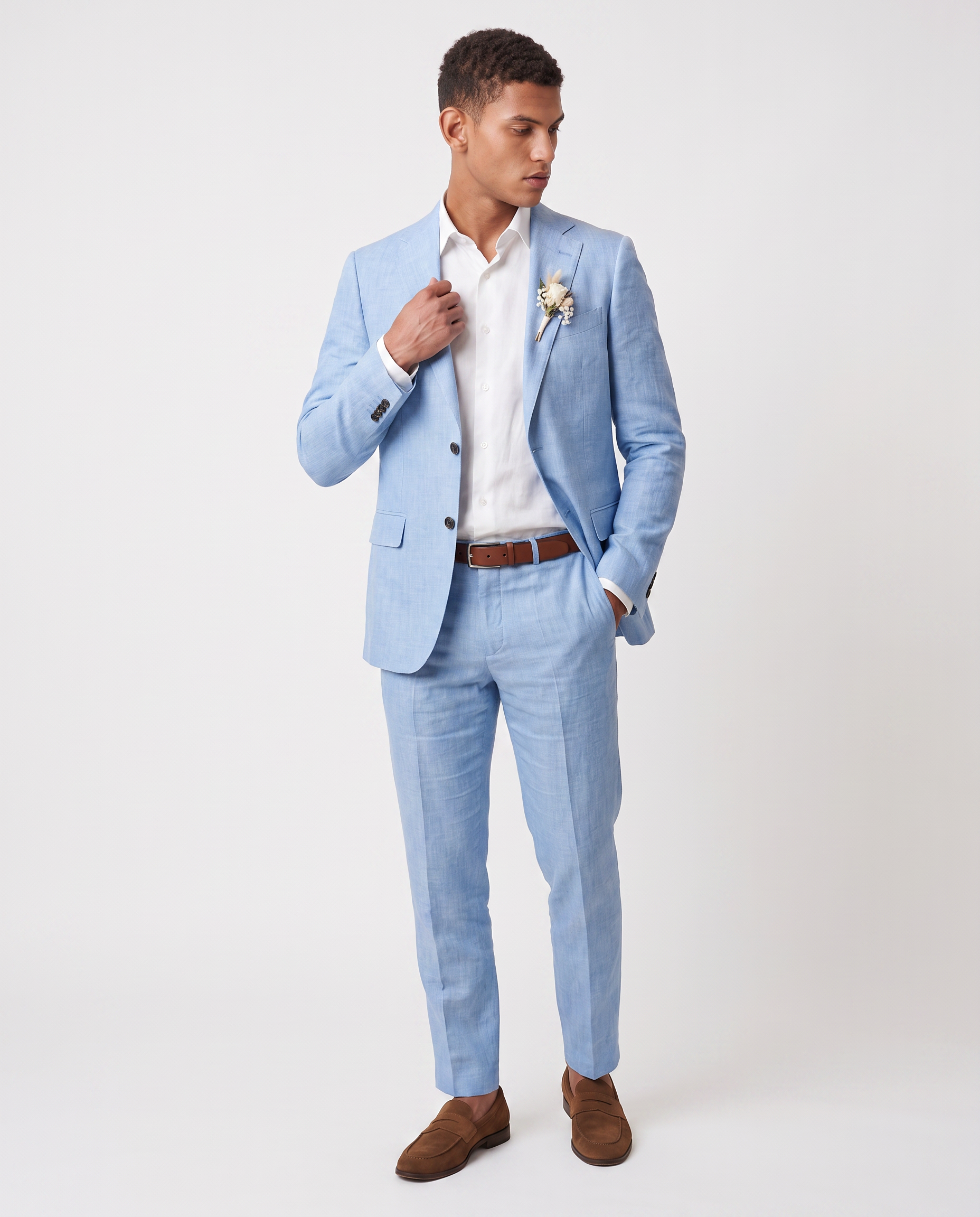 Virelle | Slim Linen Suit for Men