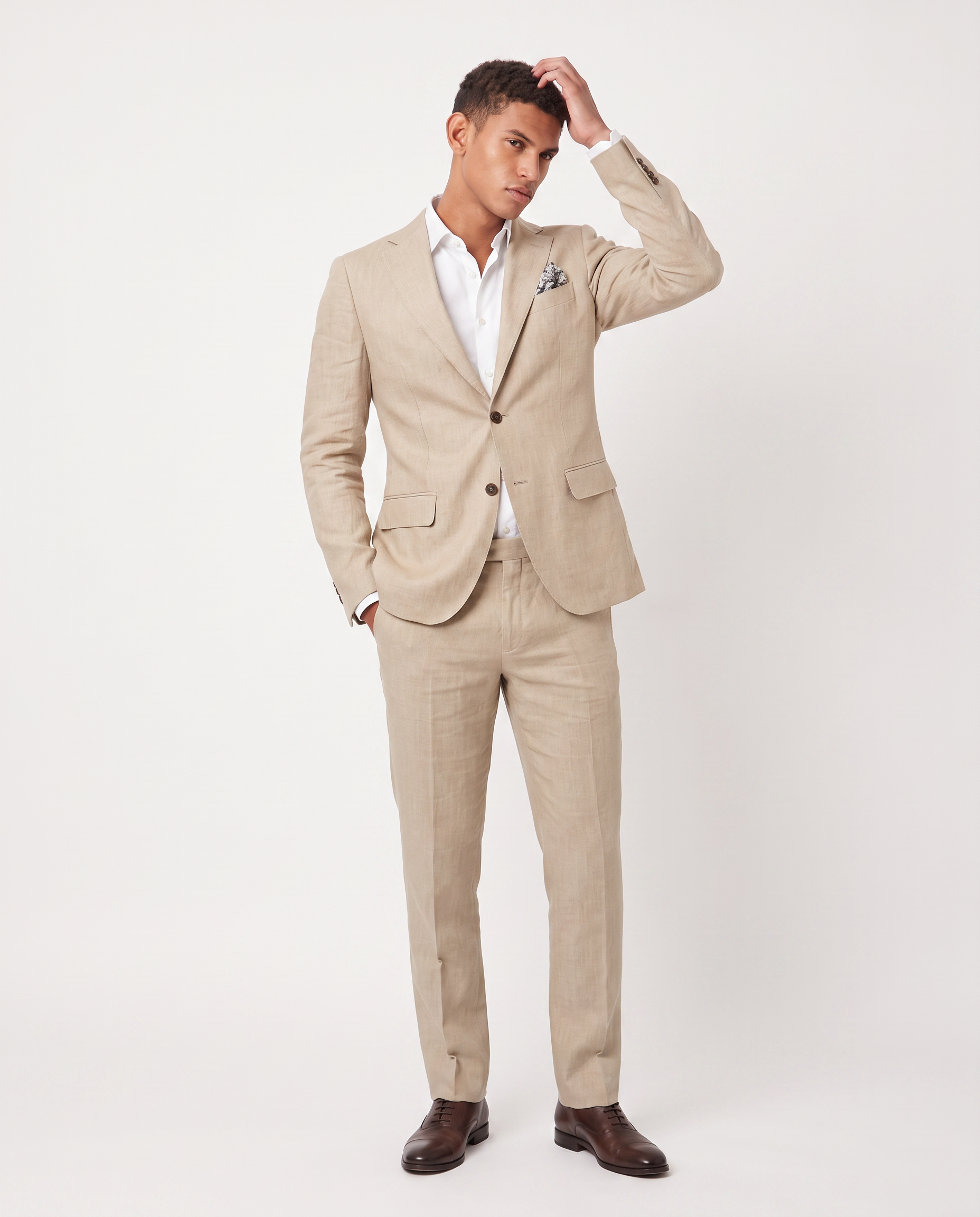 Virelle | Slim Linen Suit for Men