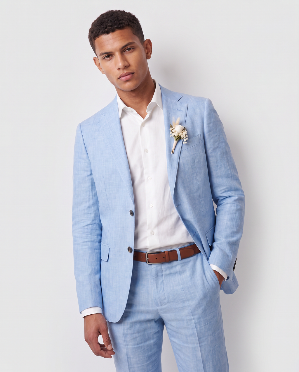 Virelle | Slim Linen Suit for Men