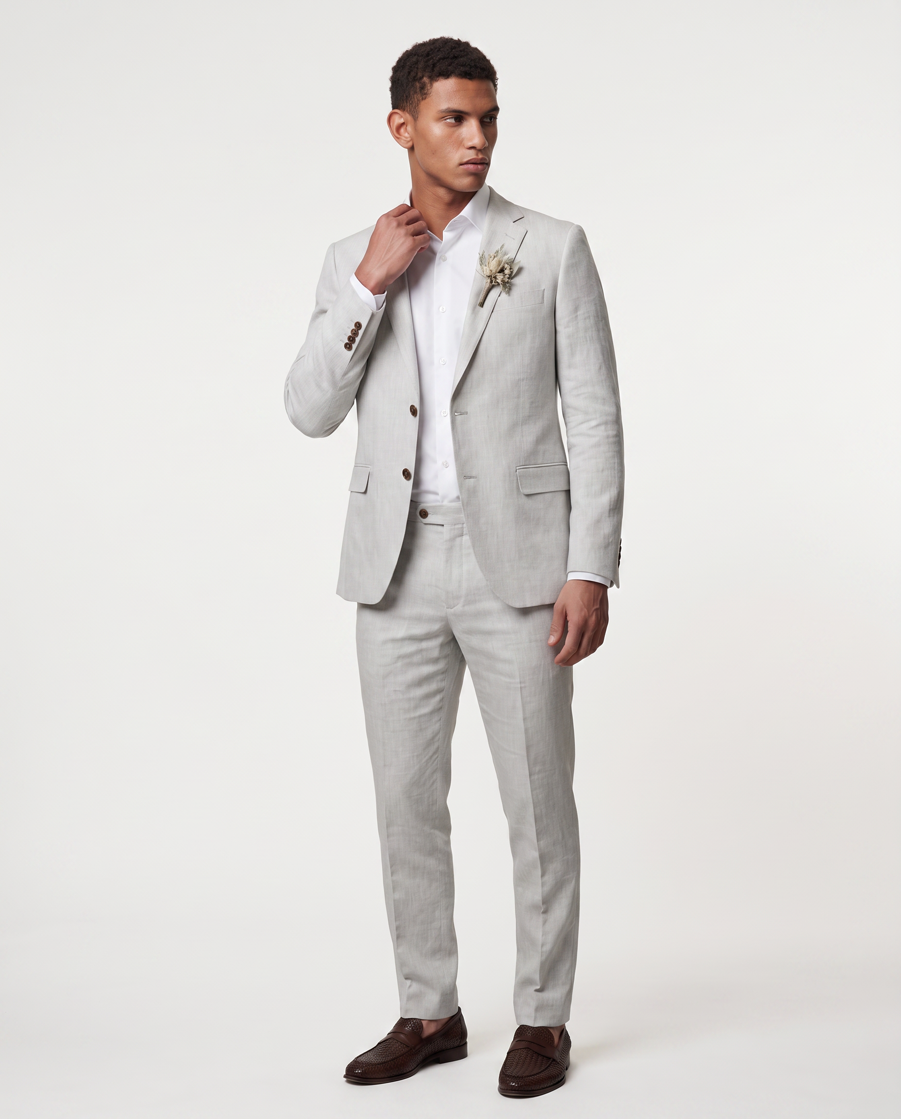 Virelle | Slim Linen Suit for Men