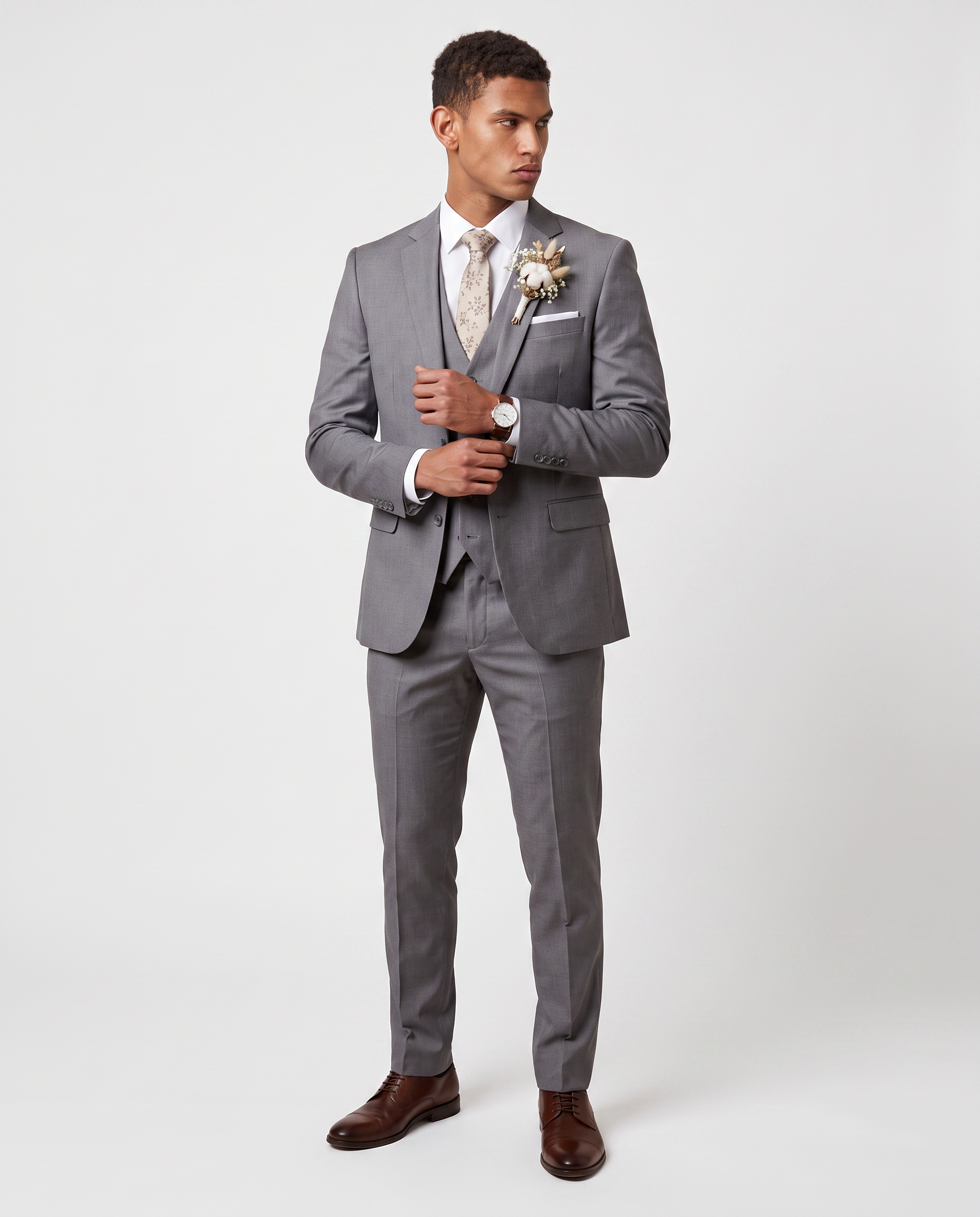 Virelle | Men's 3-Piece Linen Suit