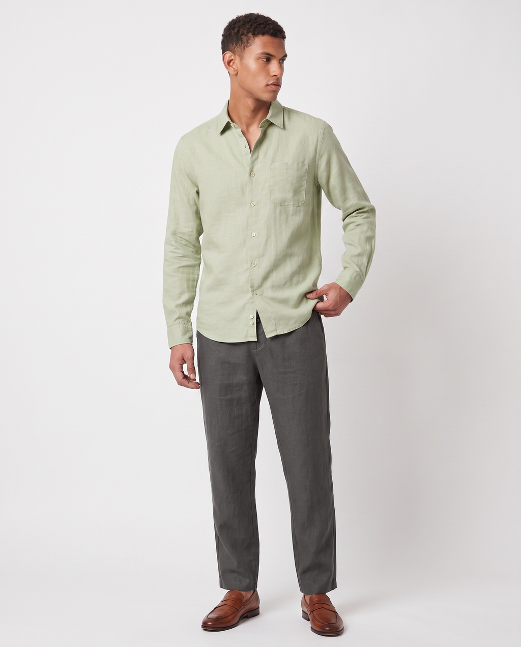 Virelle | Shirt and Pants Set in Linen