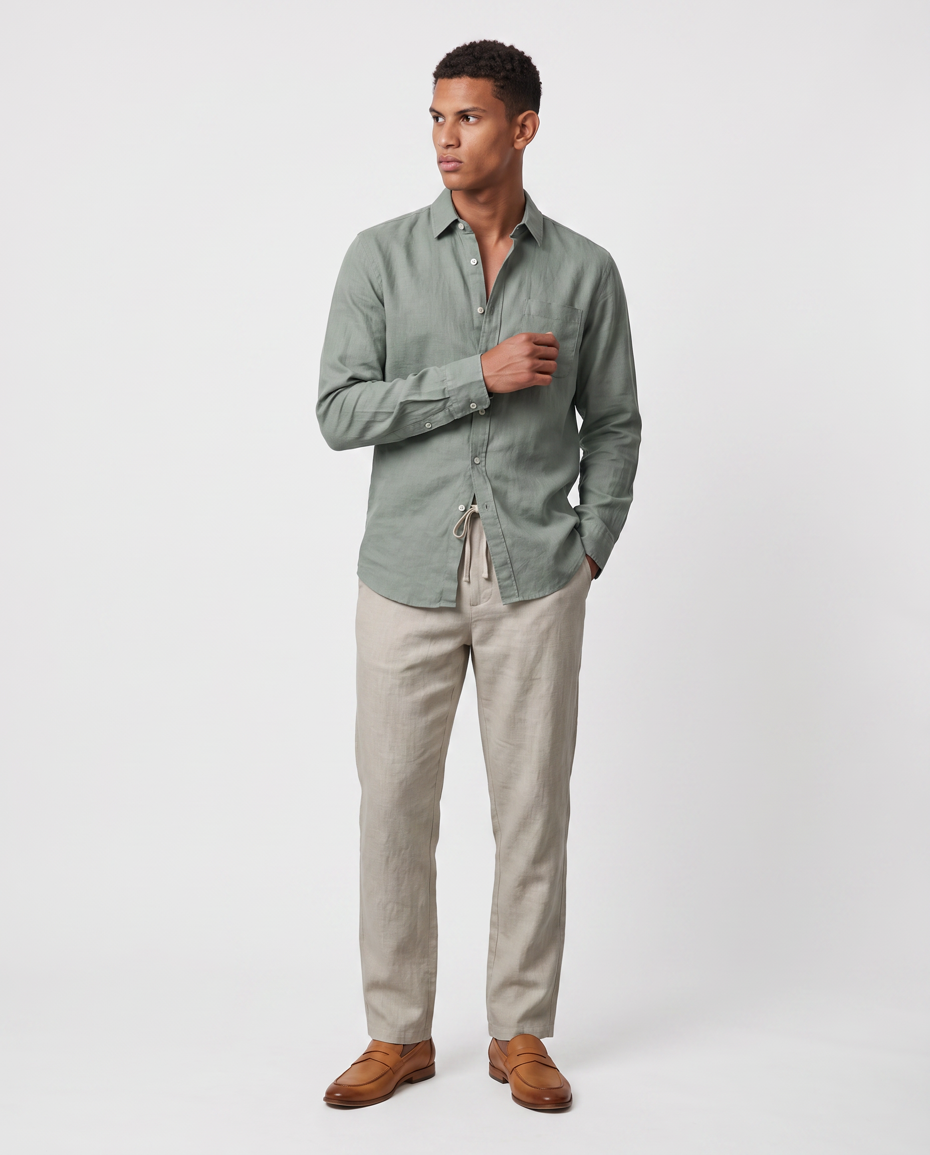 Virelle | Shirt and Pants Set in Linen