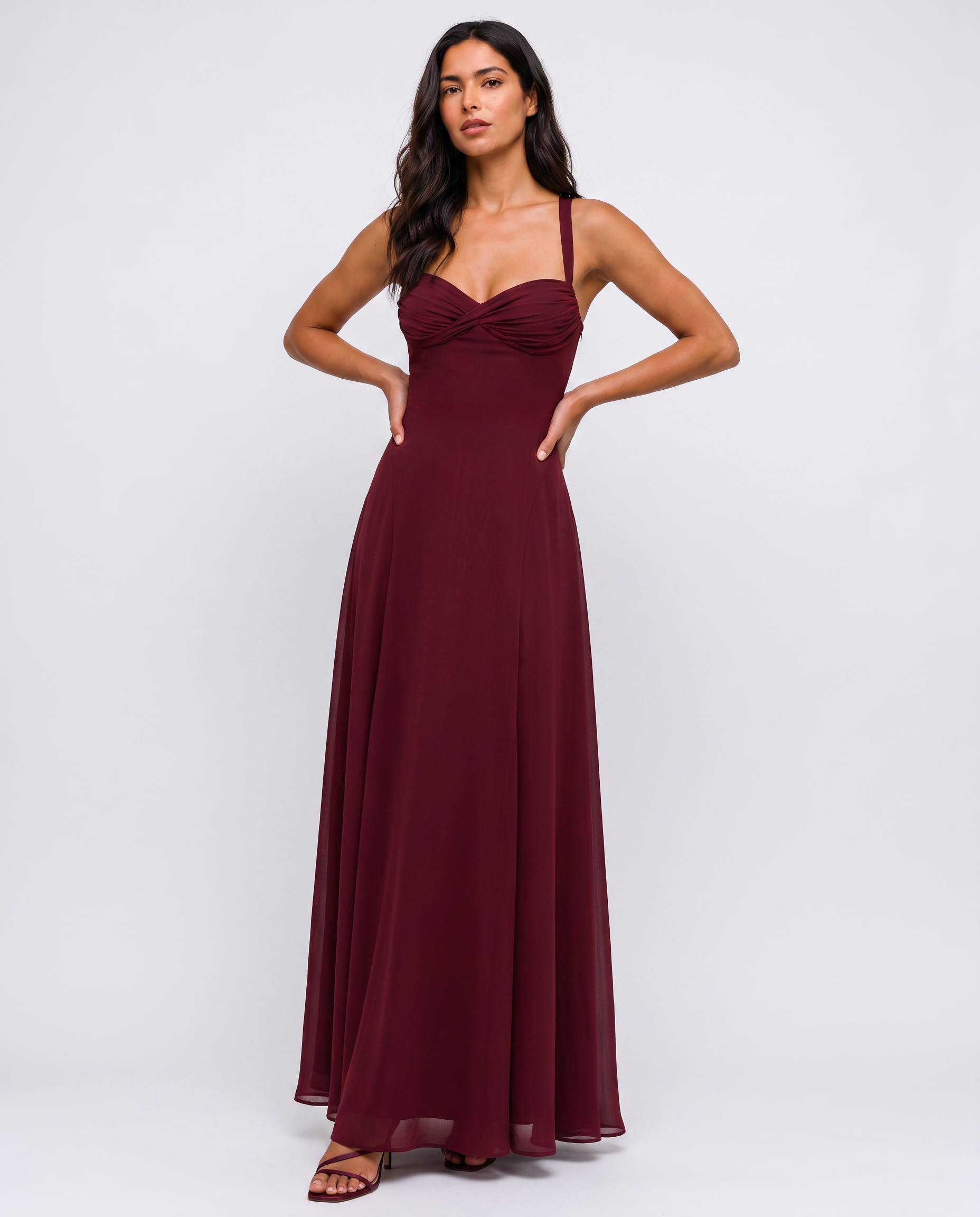 Virelle | Maxi Dress with Thin Straps