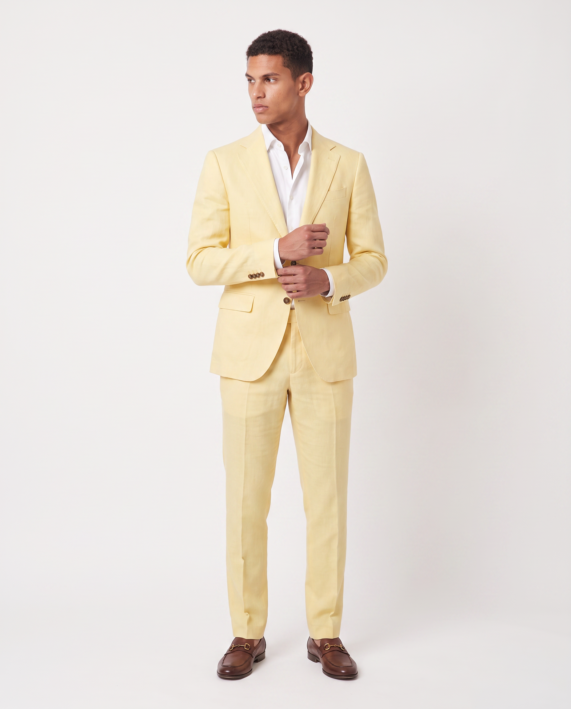 Virelle | Slim Linen Suit for Men