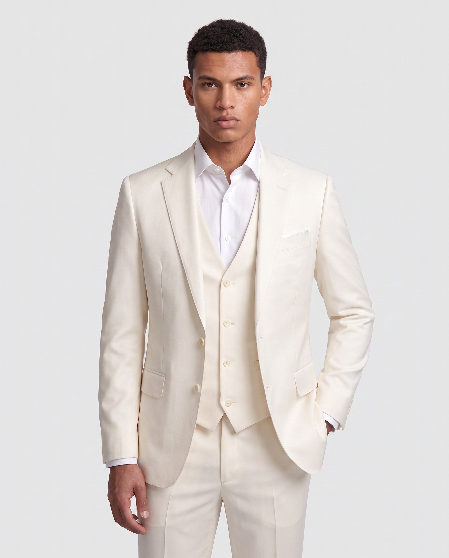 Virelle | Men's 3-Piece Suit with Vest