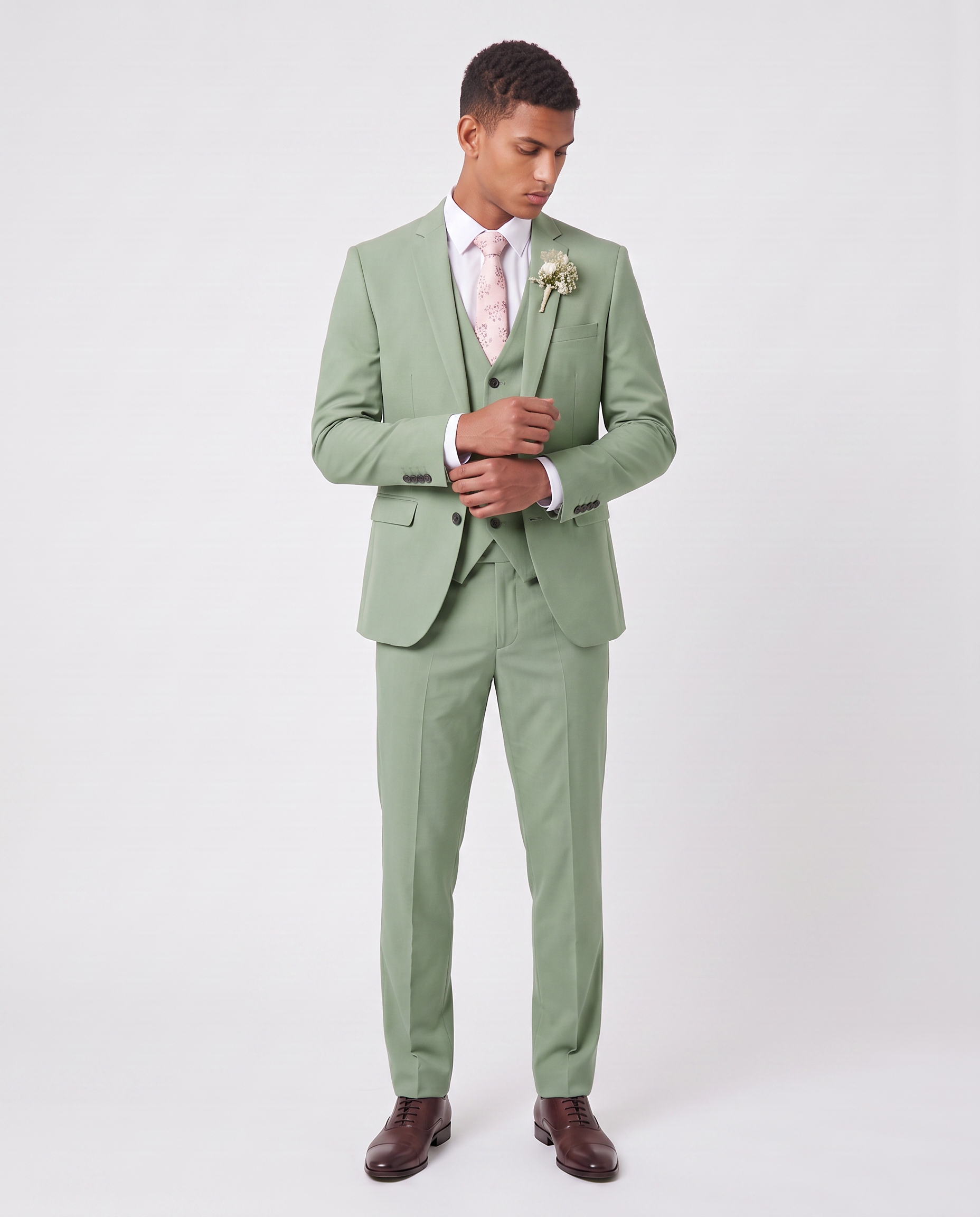 Virelle | Men's Slim 3-Piece Suit