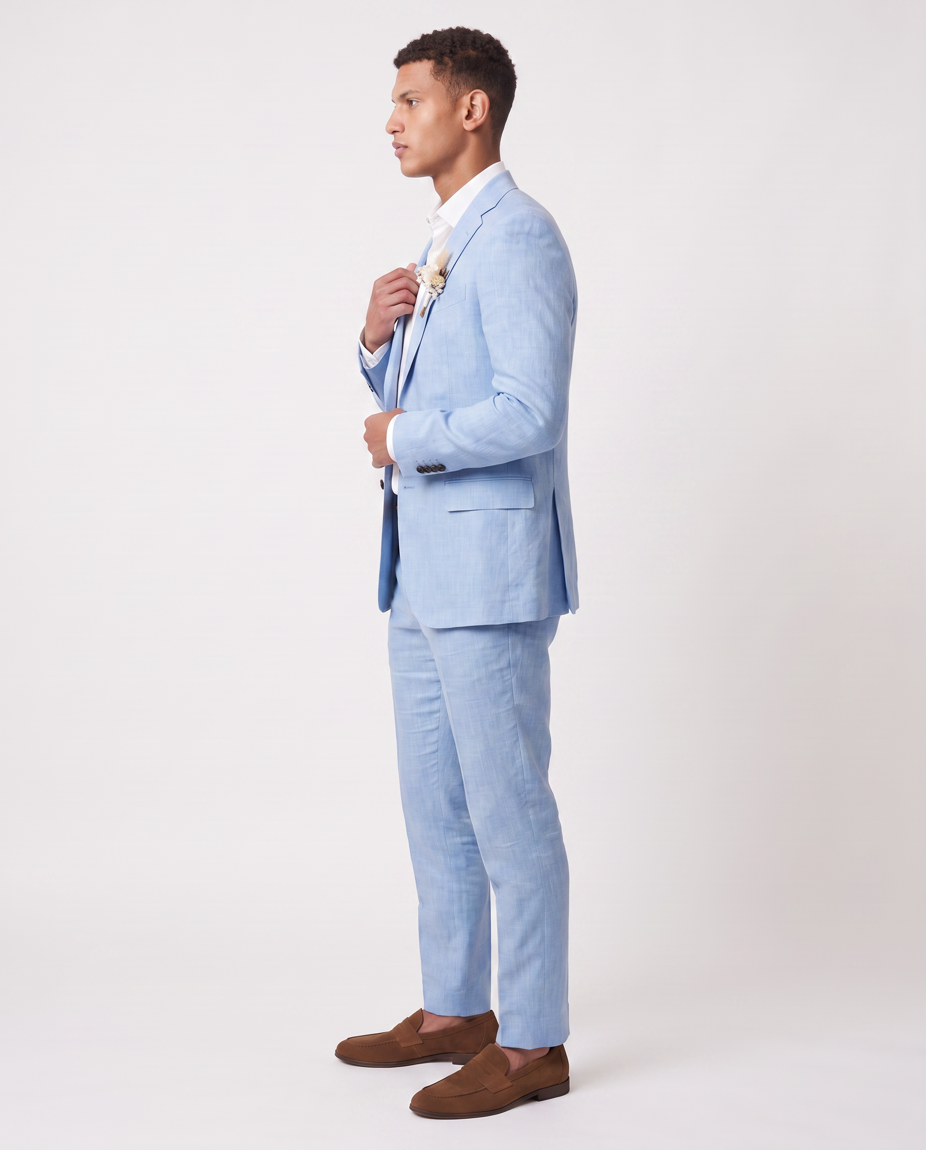 Virelle | Slim Linen Suit for Men
