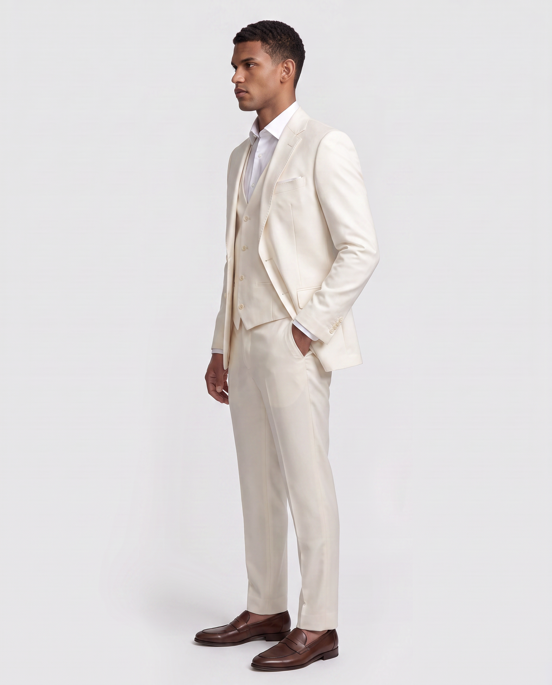 Virelle | Men's 3-Piece Suit with Vest