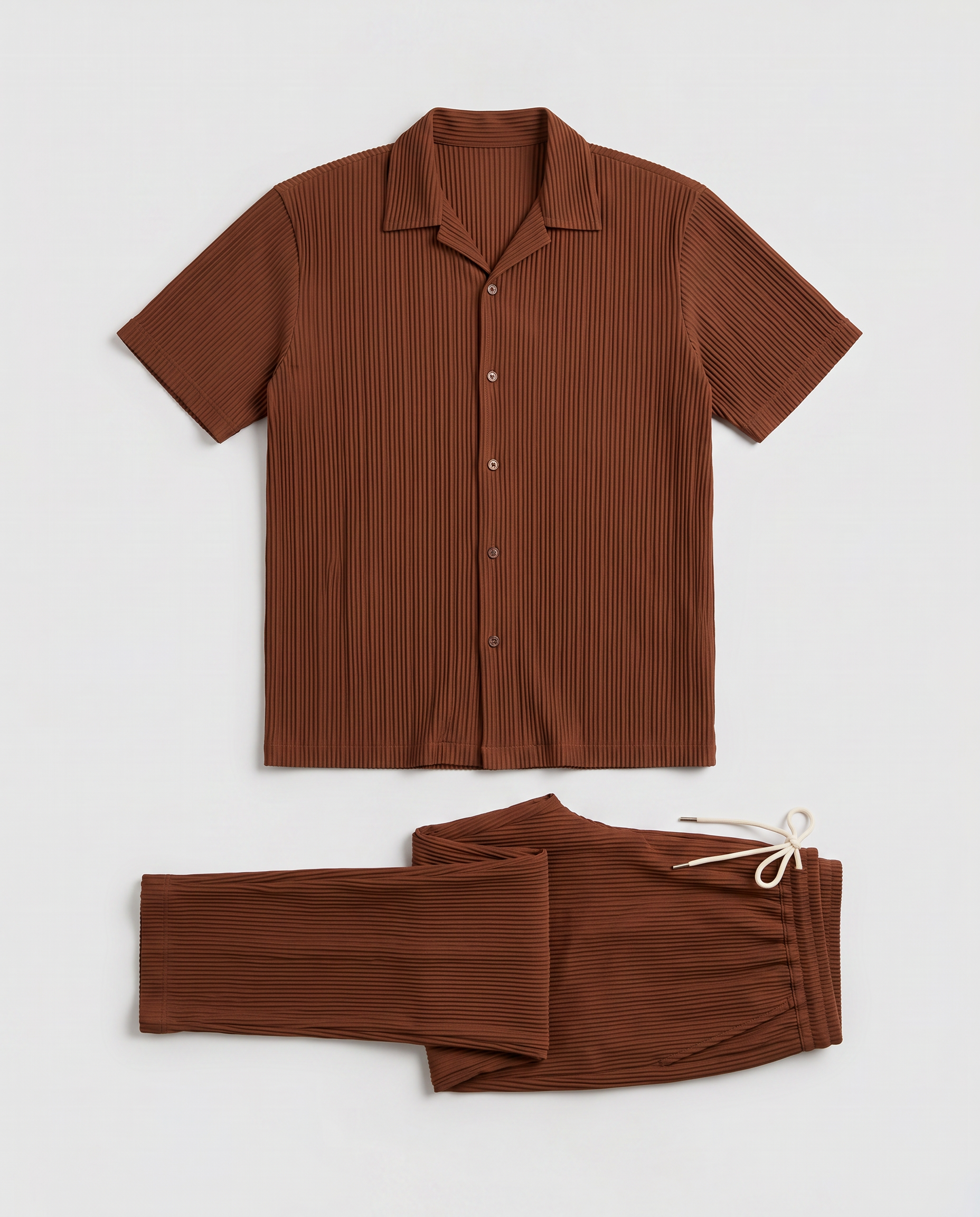 Virelle | Men's Pleated Set Shirt and Pants