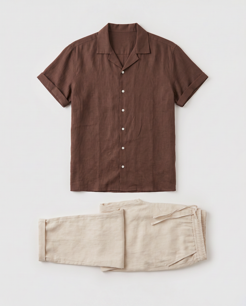 Virelle | Men's Set with Cuban Collar Shirt