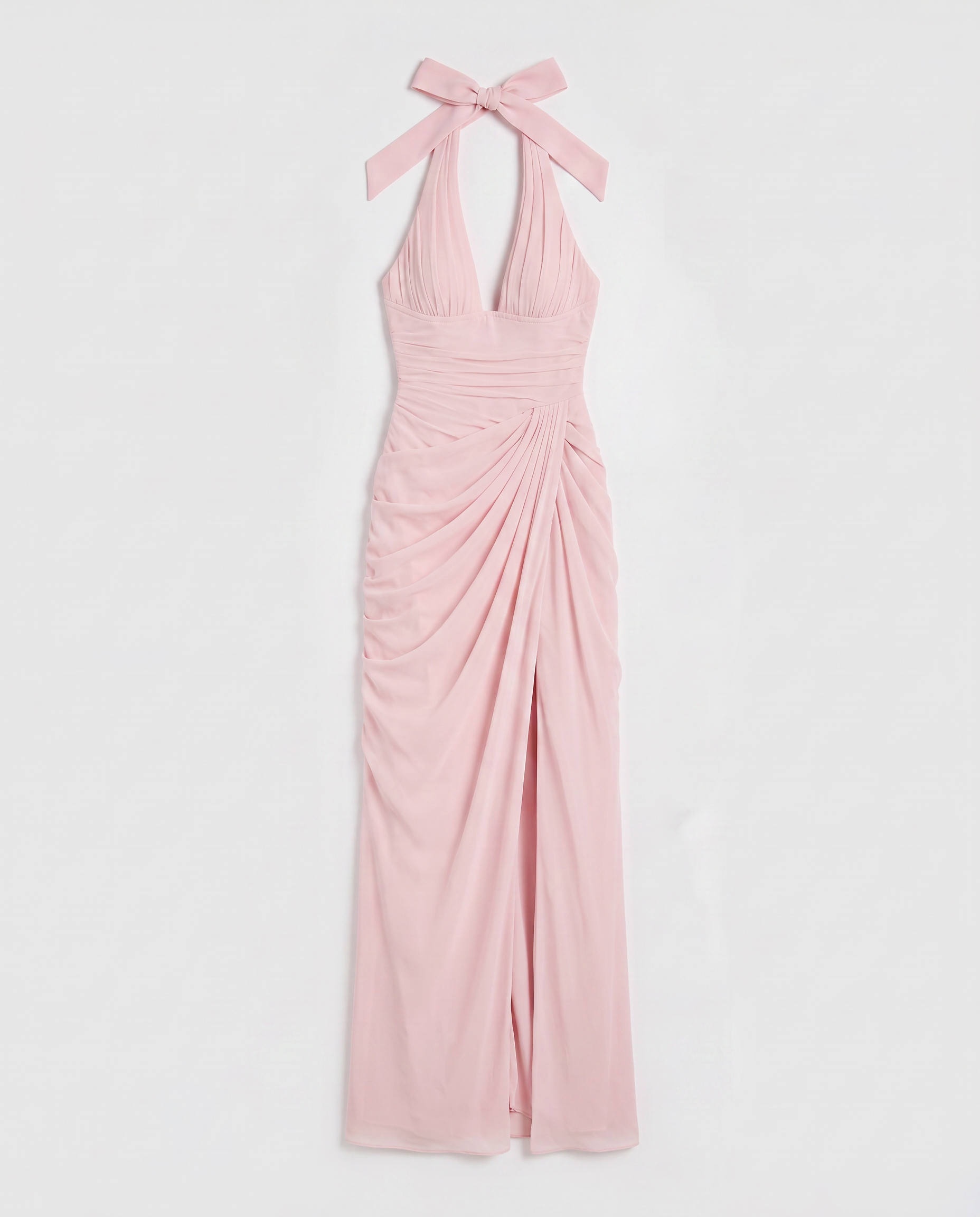 Virelle | Maxi Halter Split Dress