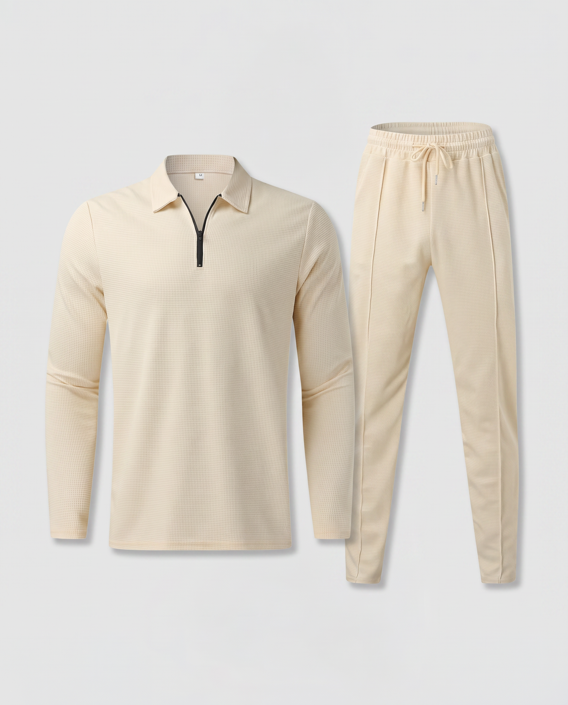 Virelle | Men's Waffle Demi-Zip Set