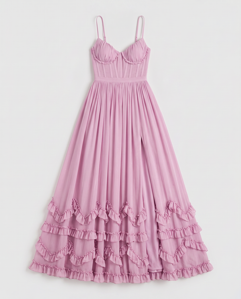 Virelle | Maxi Floral Ruffle Dress