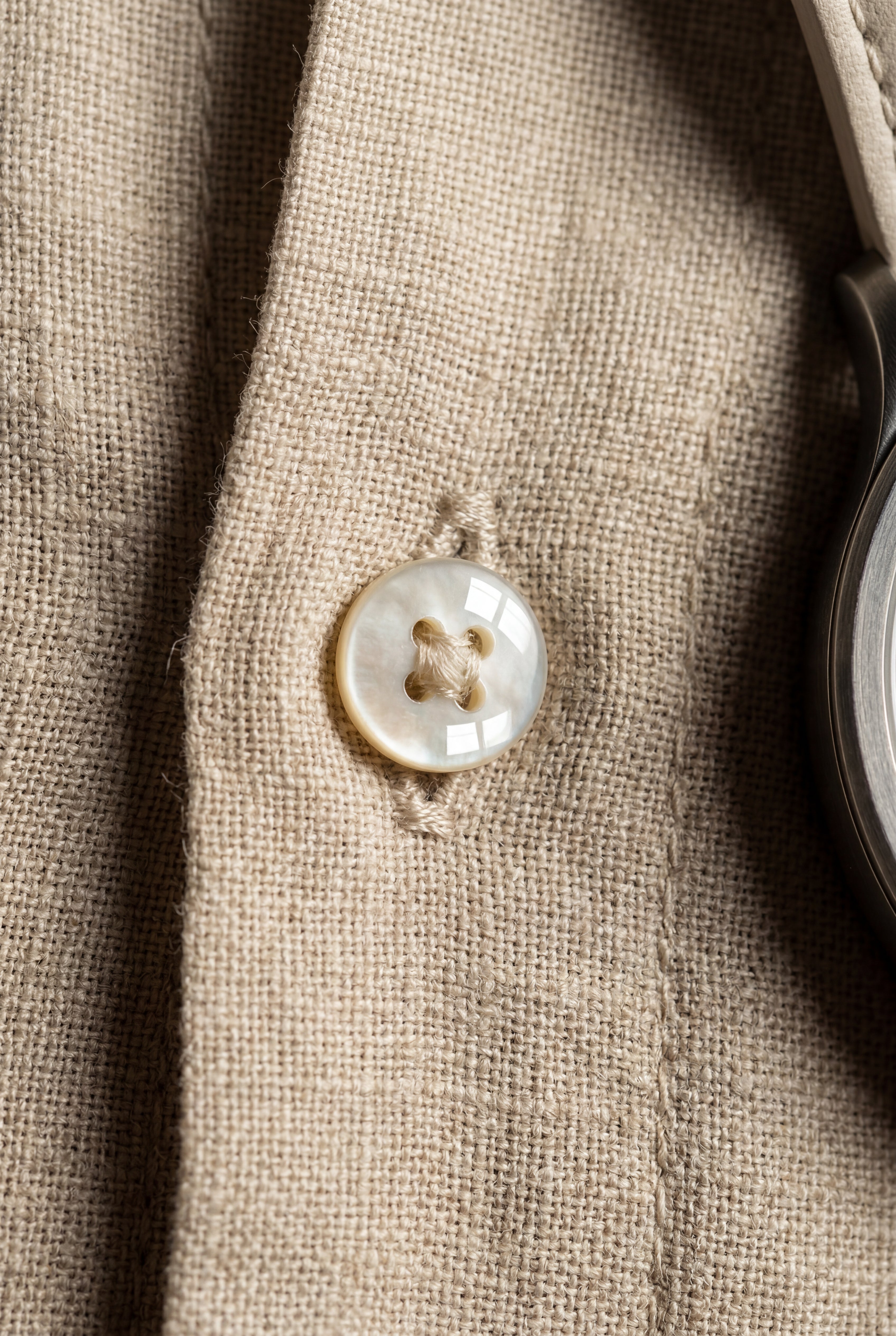 Virelle | Beige Linen Set for Men