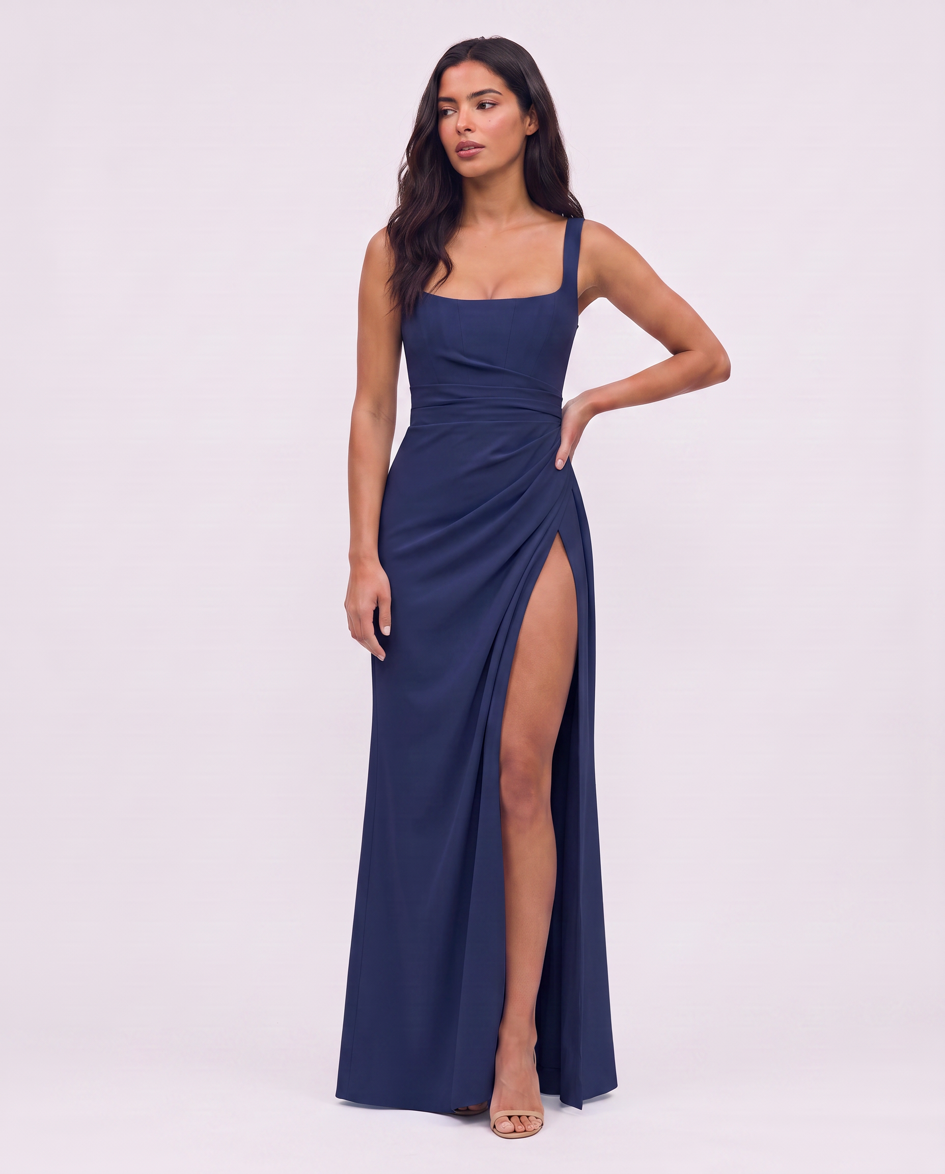 Virelle | Maxi Corset Split Dress