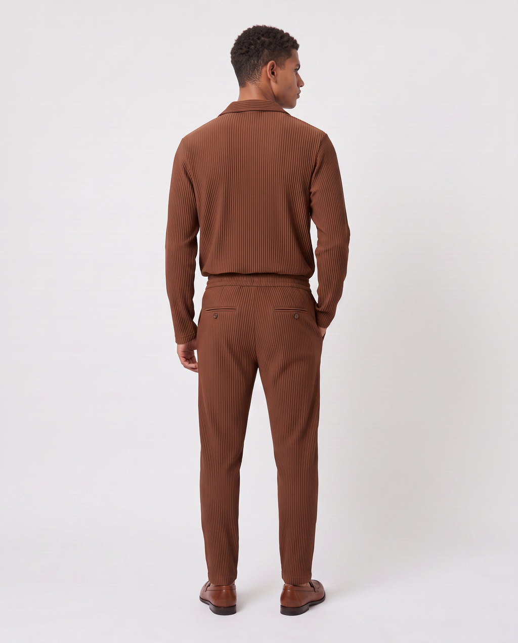 Virelle | Men's Pleated Set Shirt and Pants