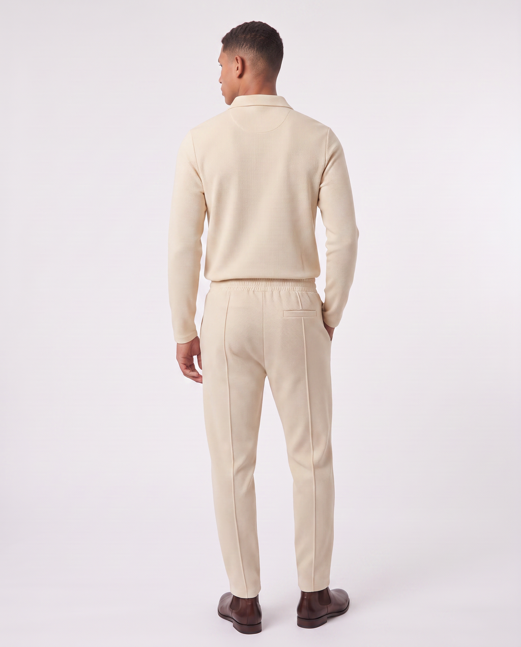 Virelle | Men's Waffle Demi-Zip Set