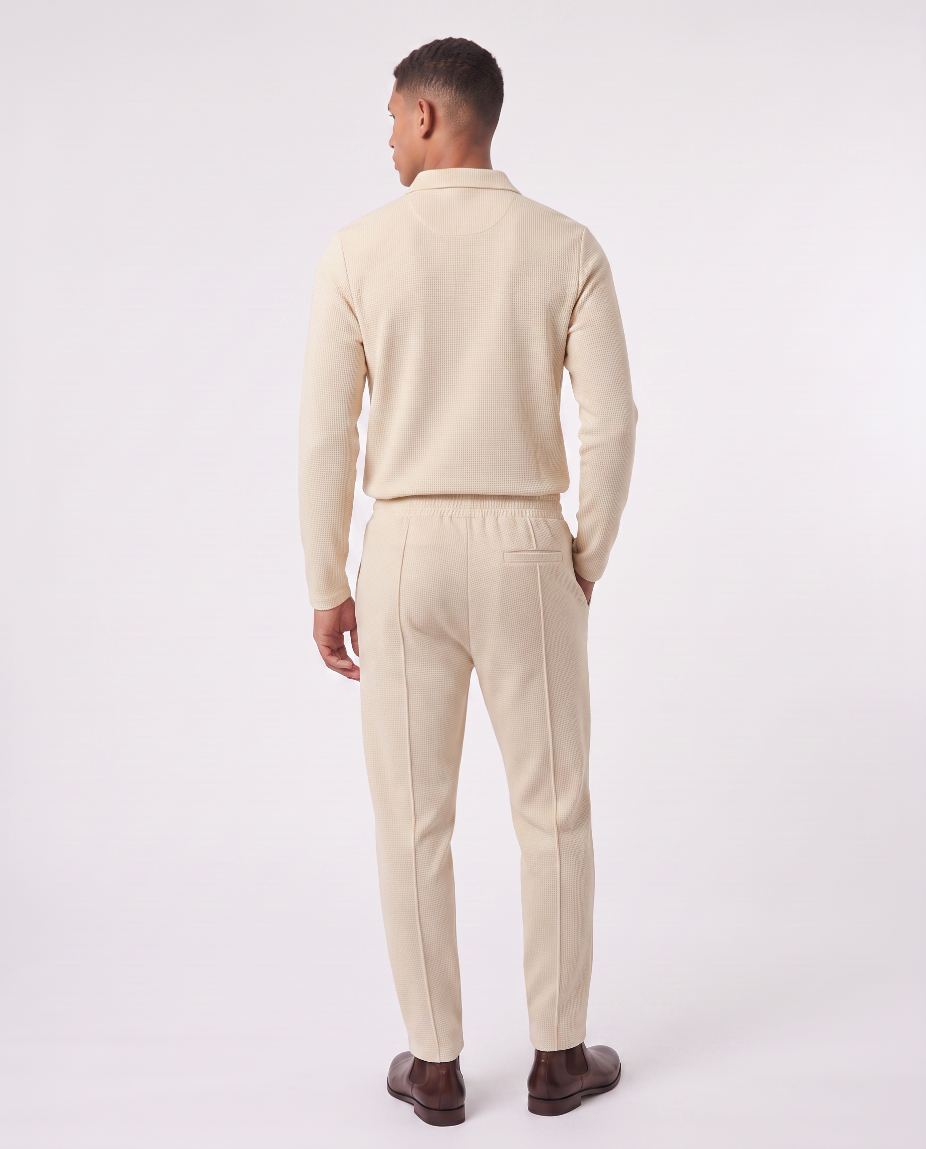 Virelle | Men's Waffle Demi-Zip Set