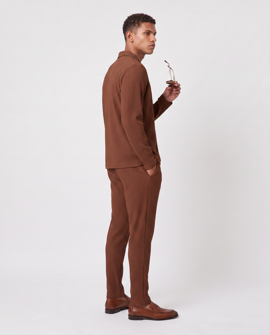 Virelle | Men's Pleated Set Shirt and Pants