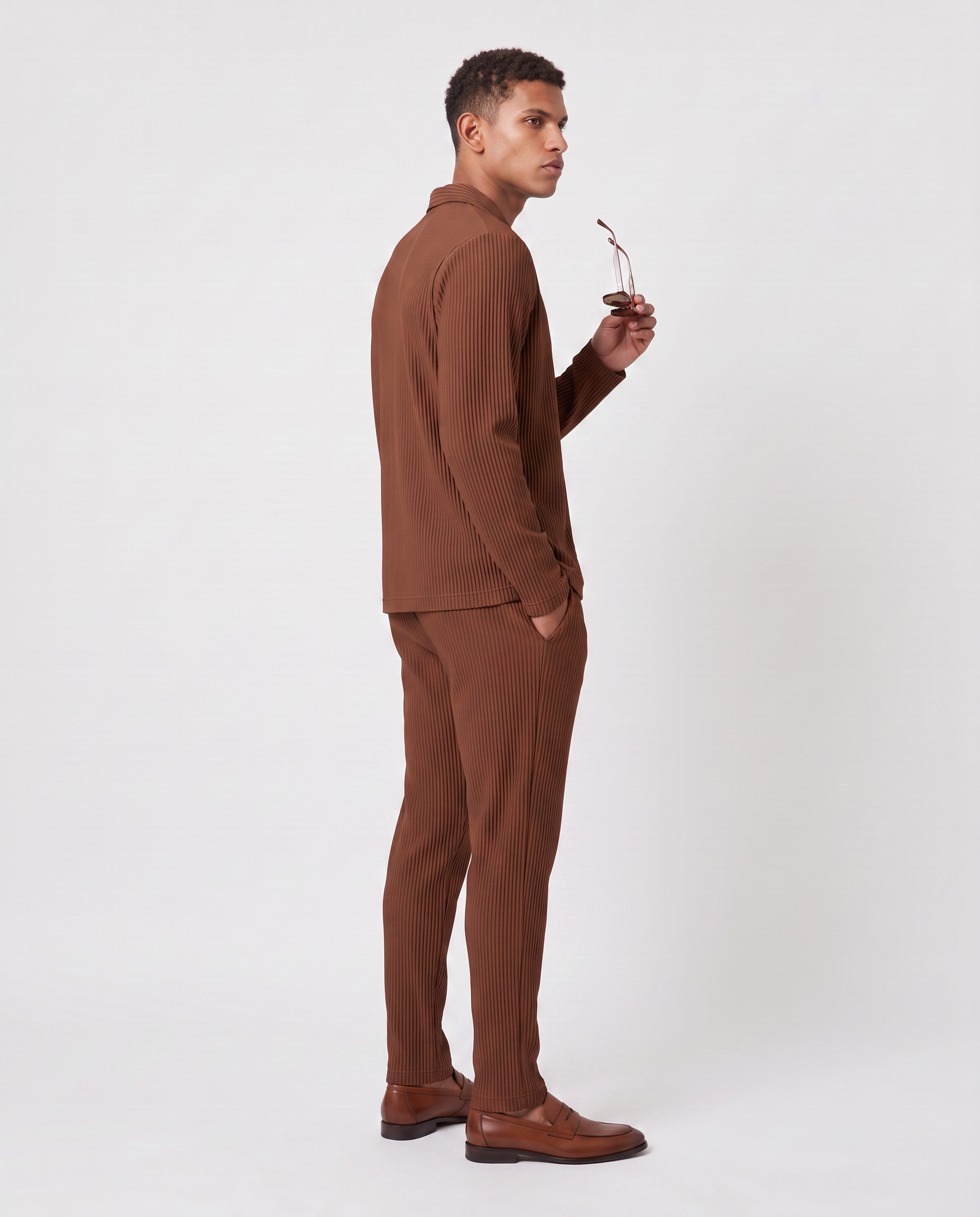 Virelle | Men's Pleated Set Shirt and Pants