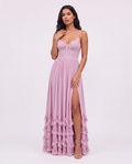Virelle | Maxi Floral Ruffle Dress