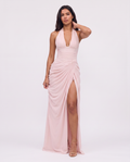 Virelle | Maxi Halter Split Dress