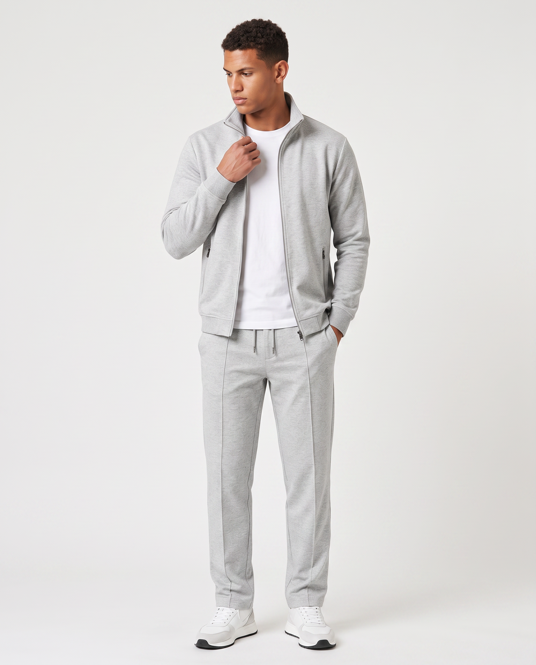 Virelle | Men's 2-Piece Tracksuit with High Collar