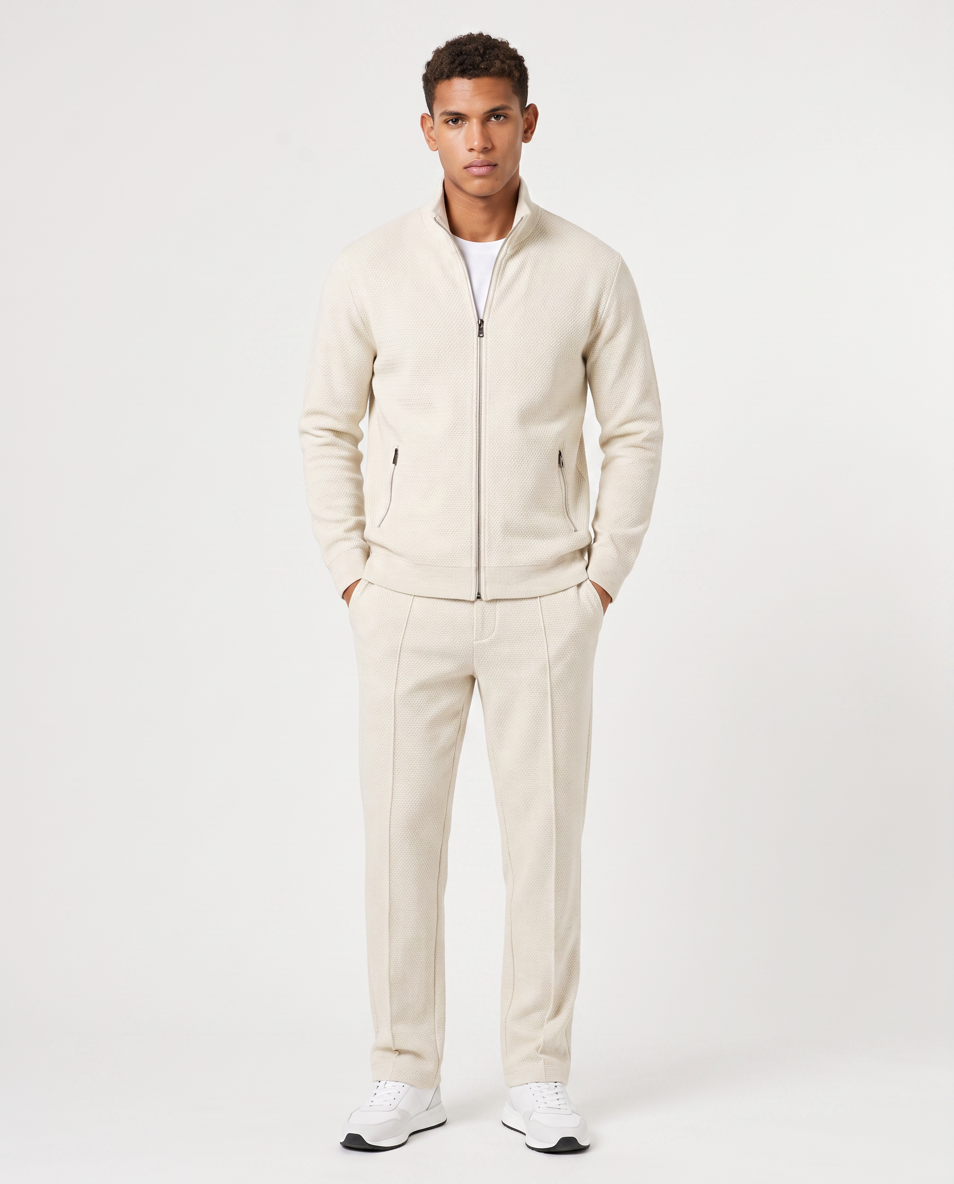 Virelle | Men's 2-Piece Tracksuit with High Collar