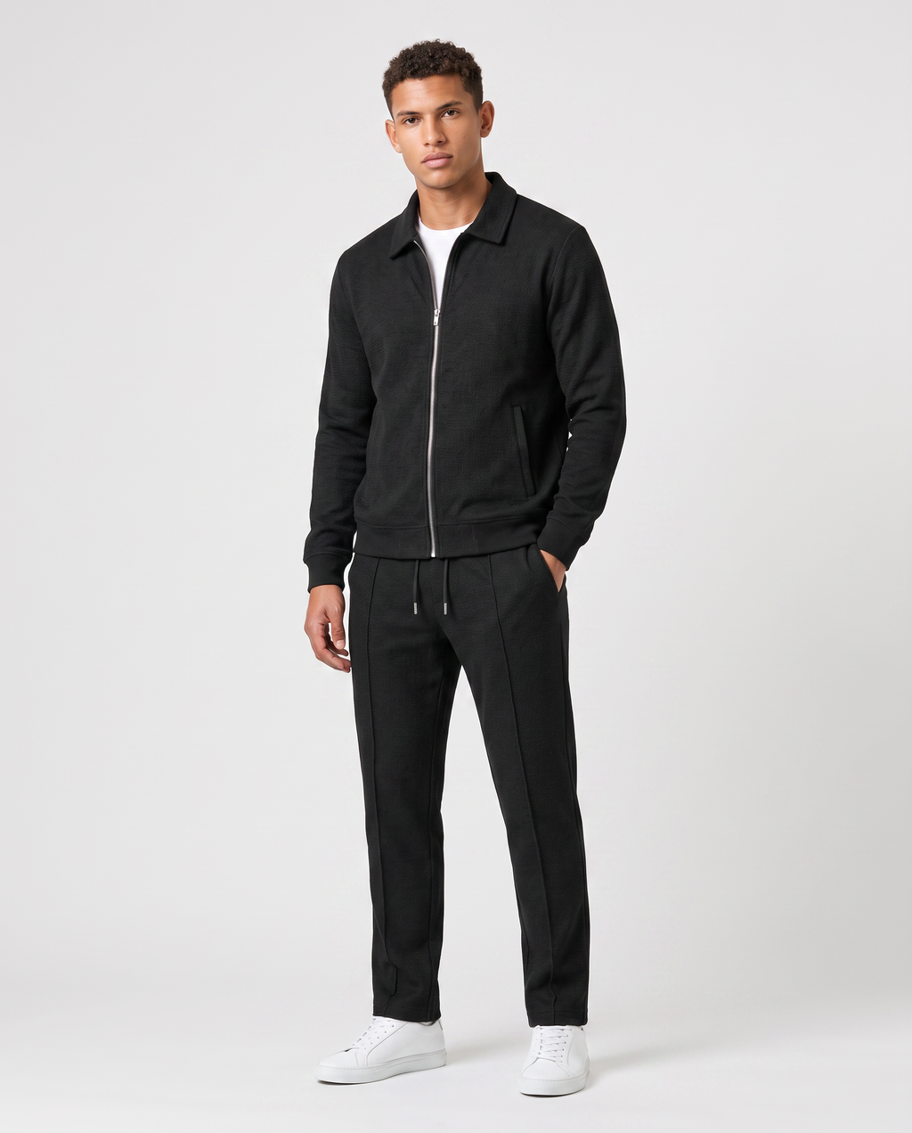 Virelle | Men's 2-Piece Tracksuit with High Collar