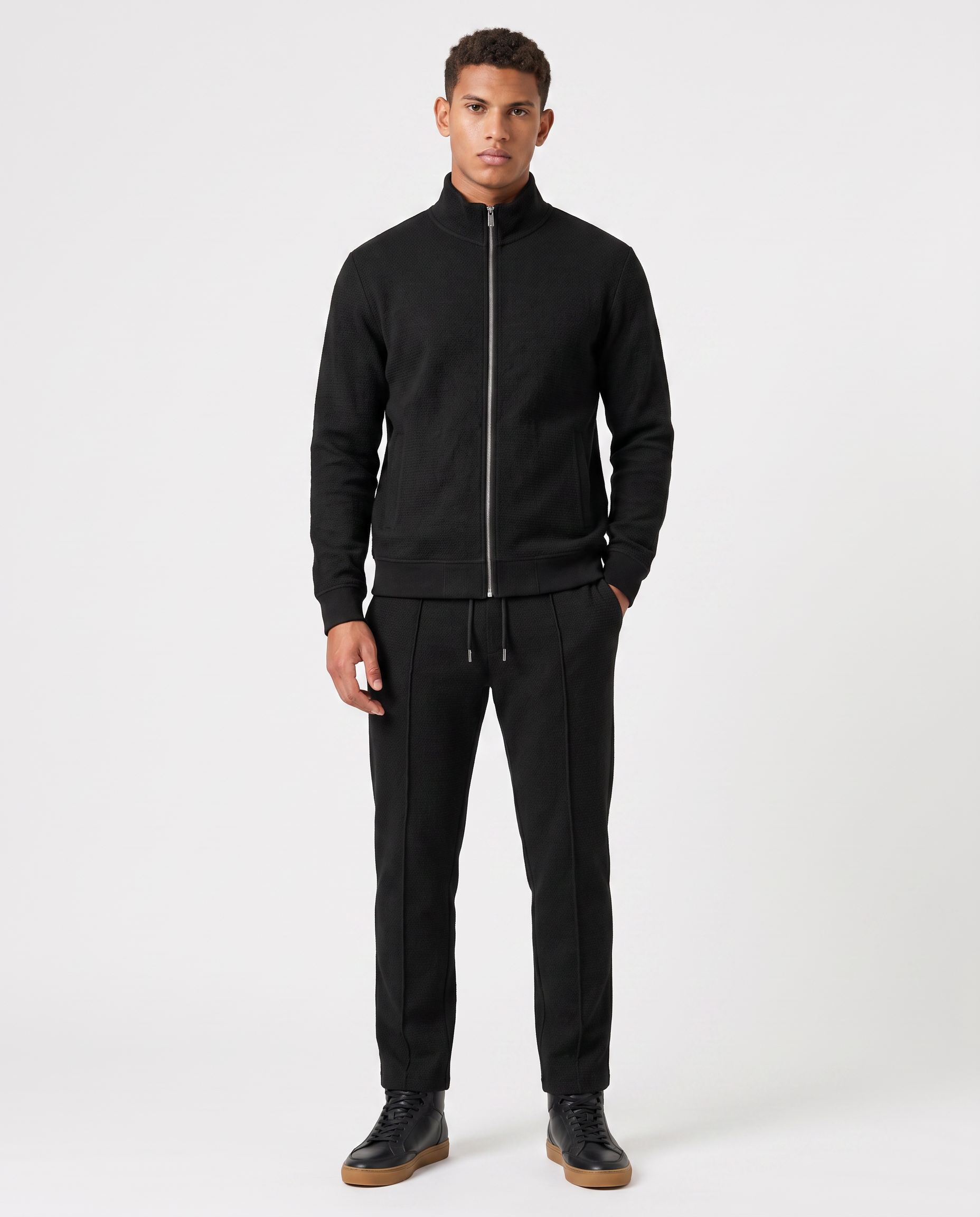 Virelle | Men's 2-Piece Tracksuit with High Collar