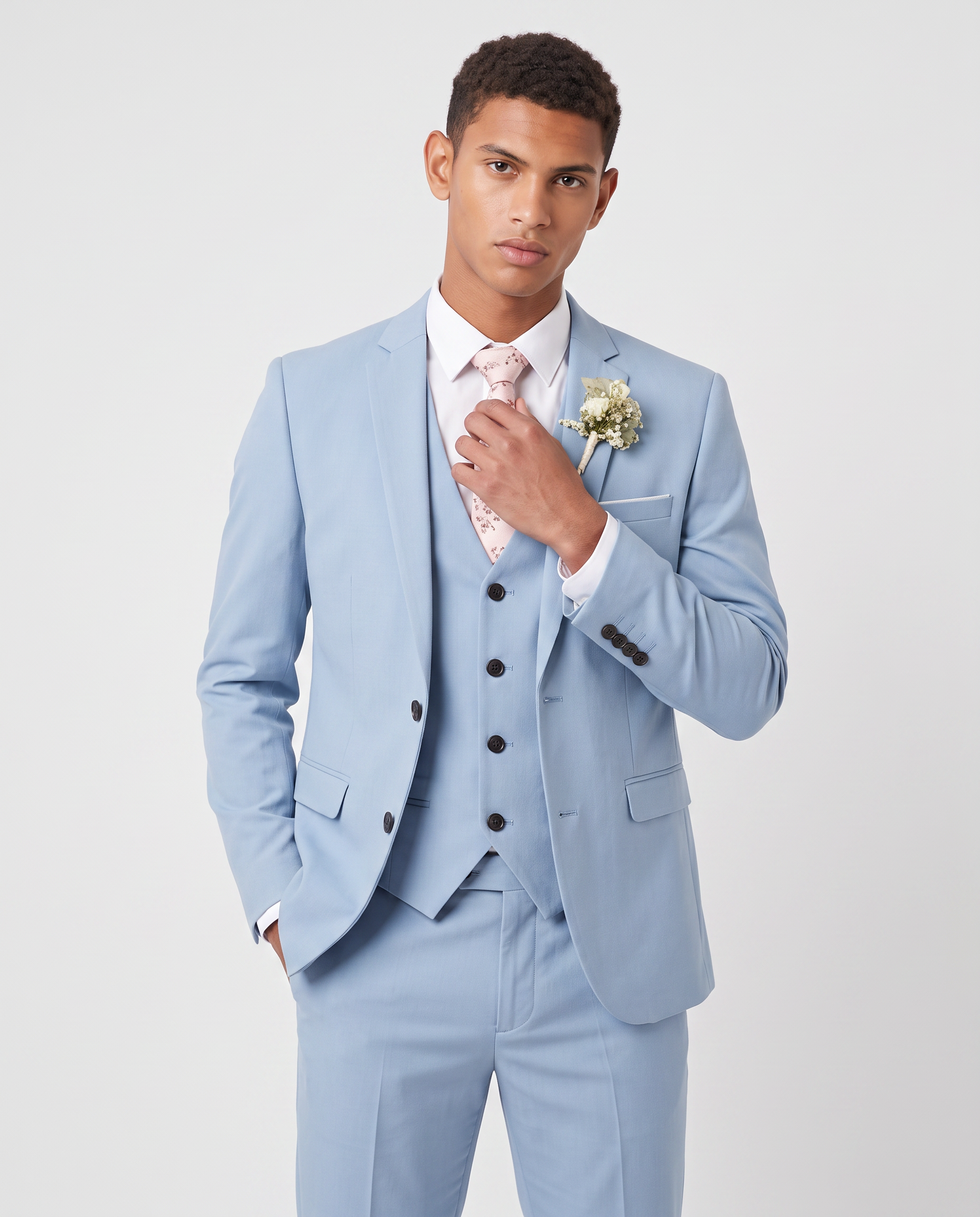 Virelle | Men's Slim 3-Piece Suit