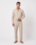 Virelle | Beige Linen Set for Men