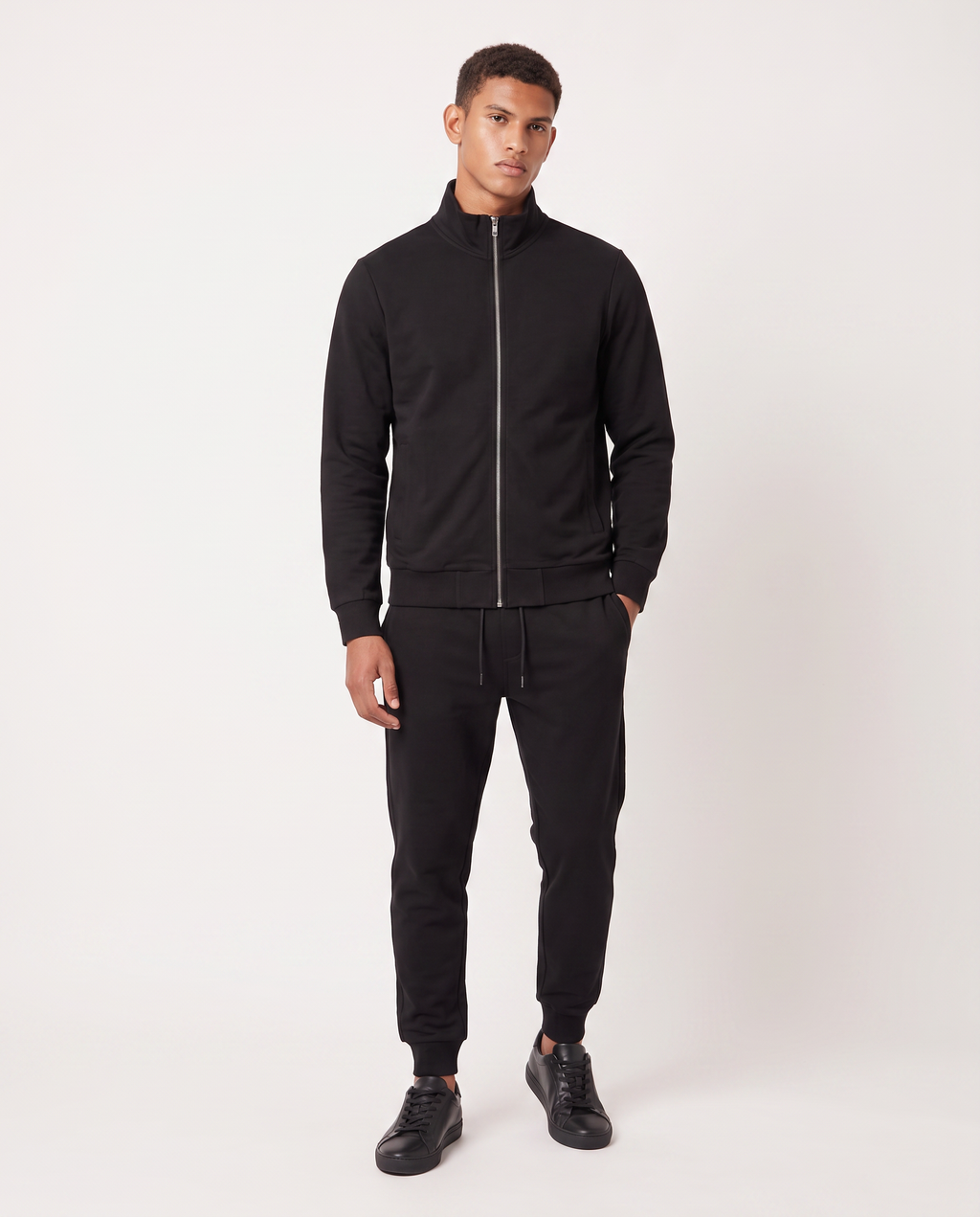 Virelle | Men's Black Jogging Set
