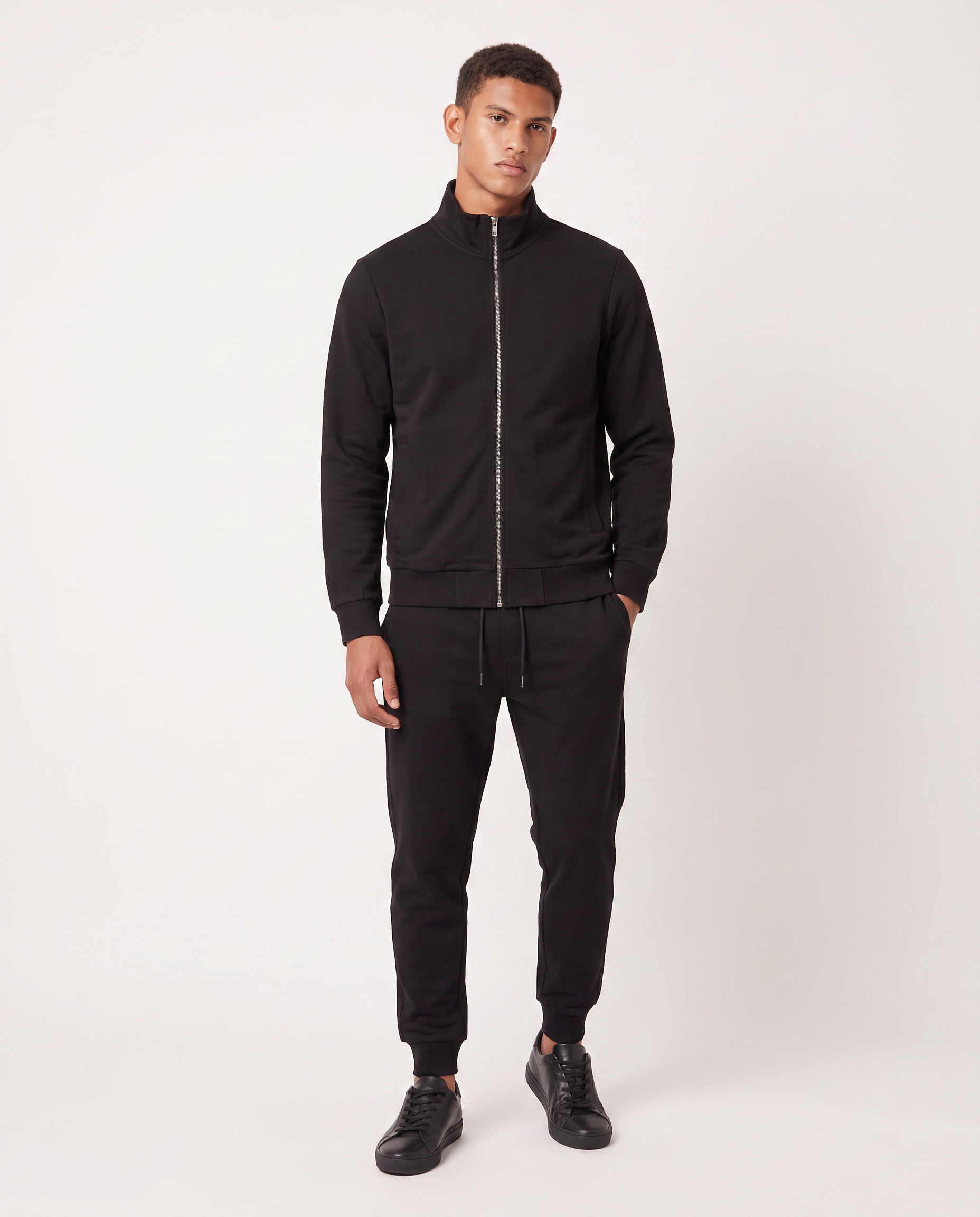 Virelle | Men's Black Jogging Set