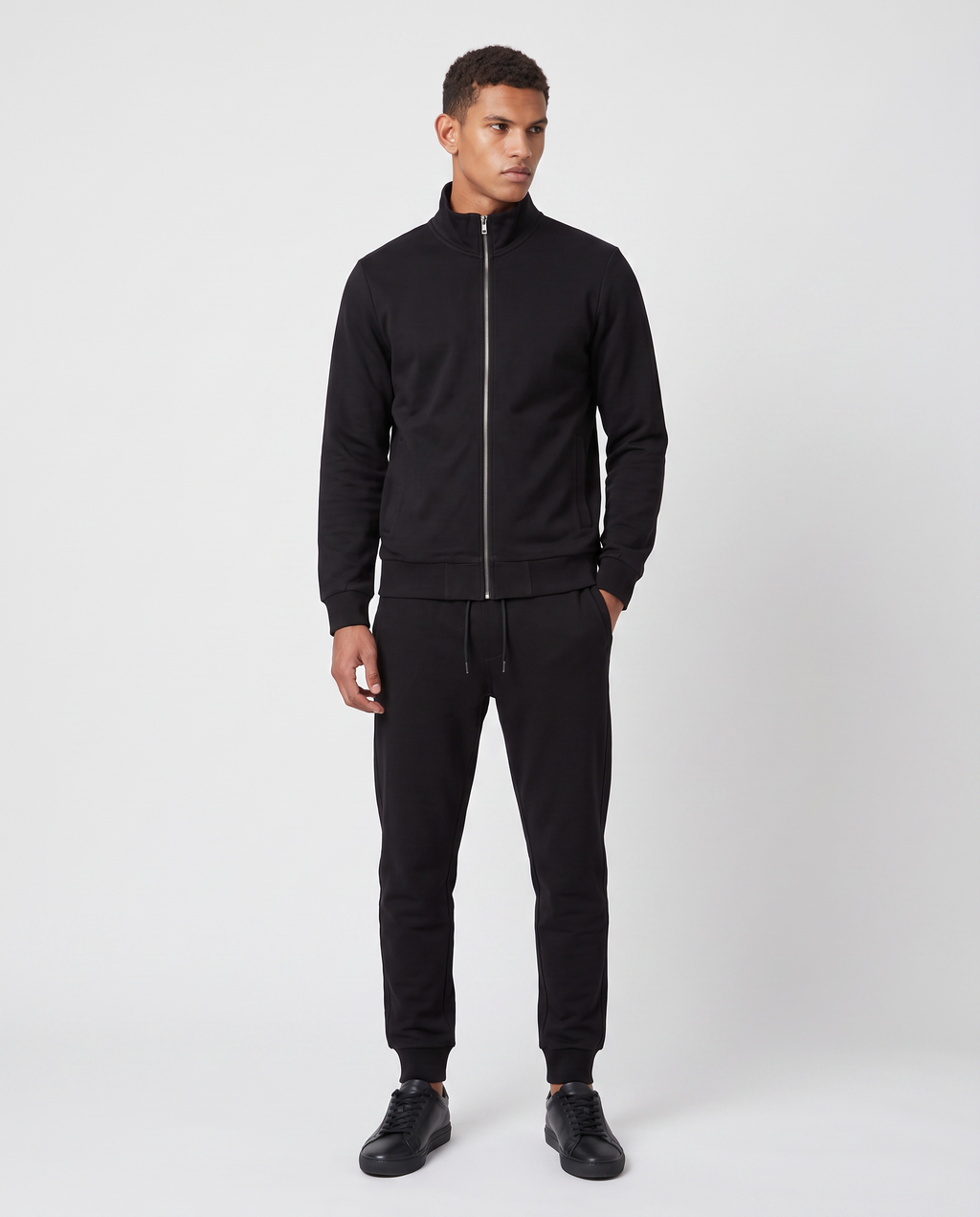 Virelle | Men's Black Jogging Set